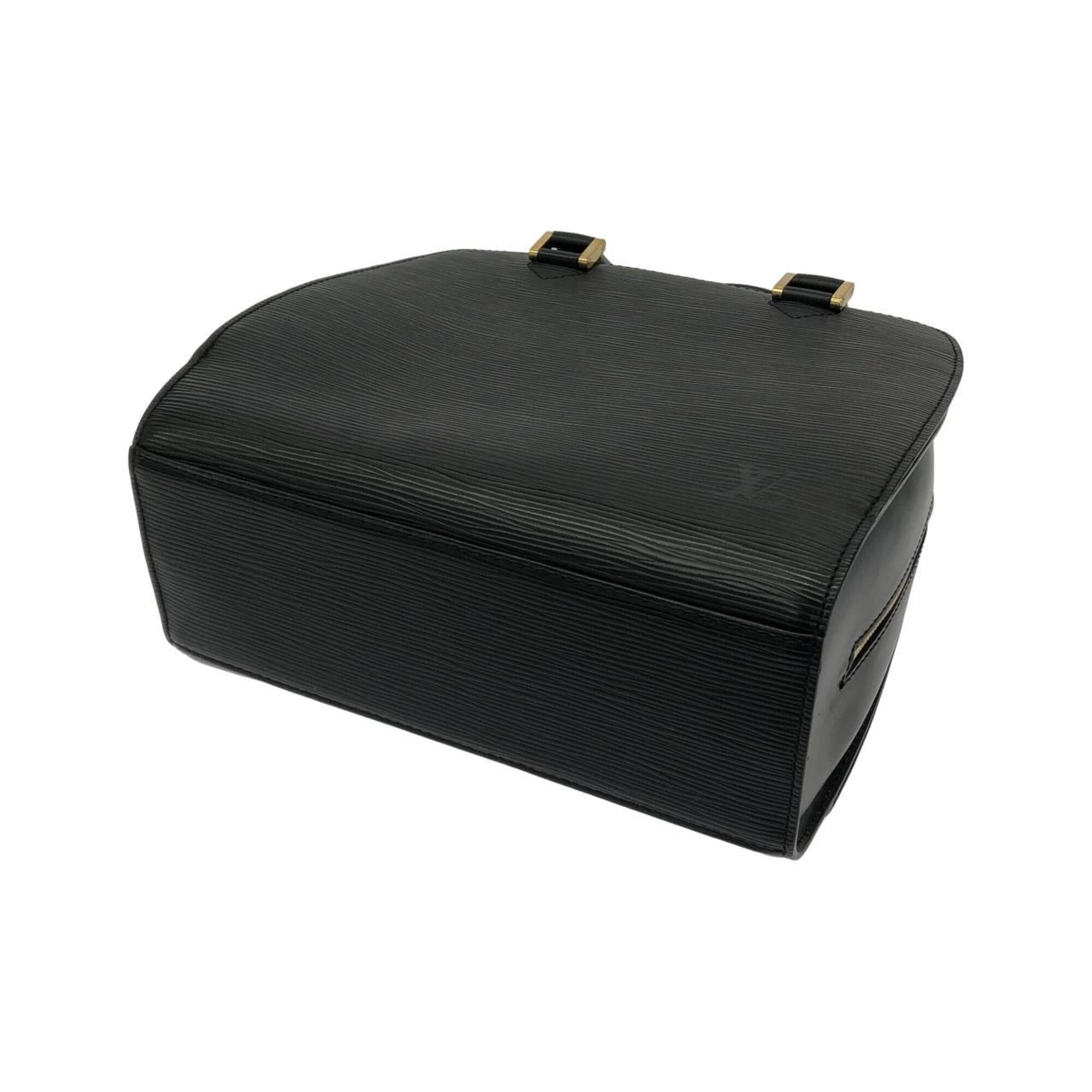 Louis Vuitton Black Leather Handbag (Pre-Owned)