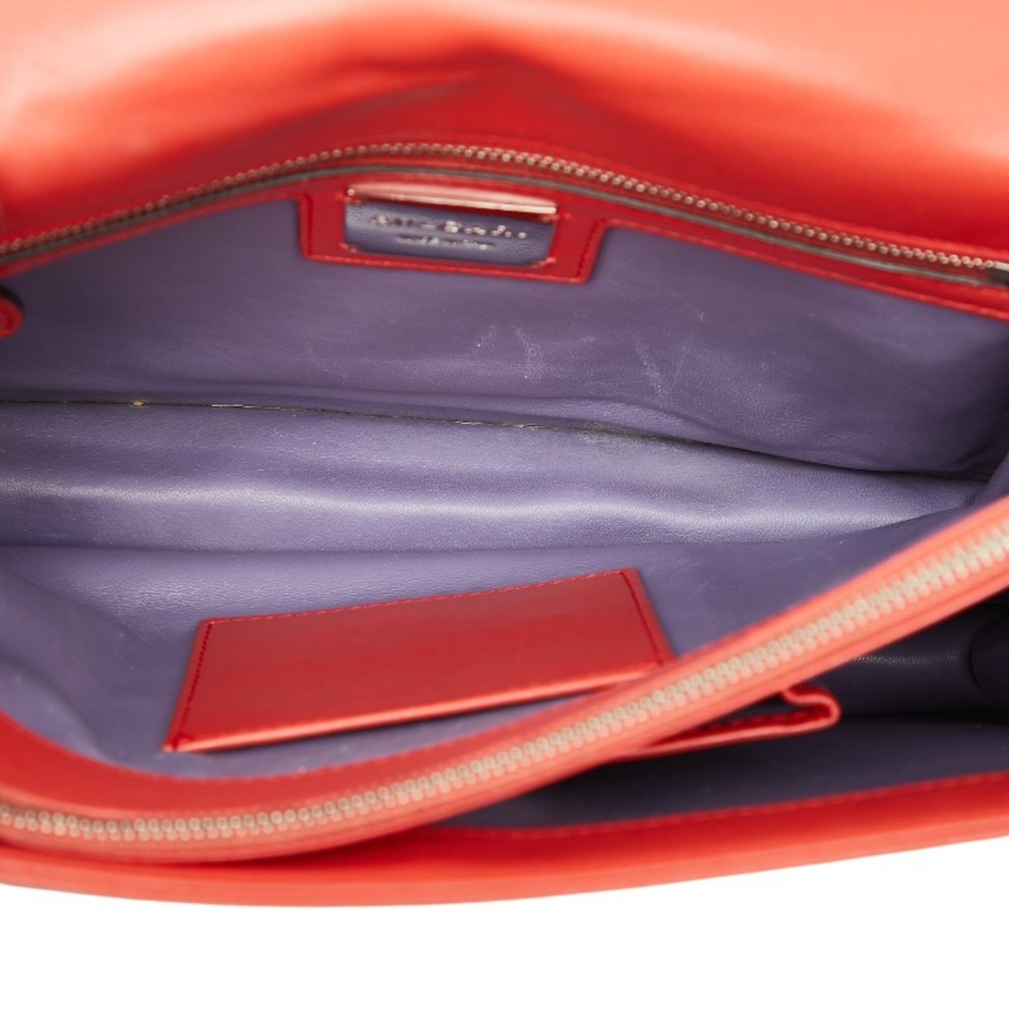 Bvlgari Orange Leather Shoulder Bag (Pre-Owned)