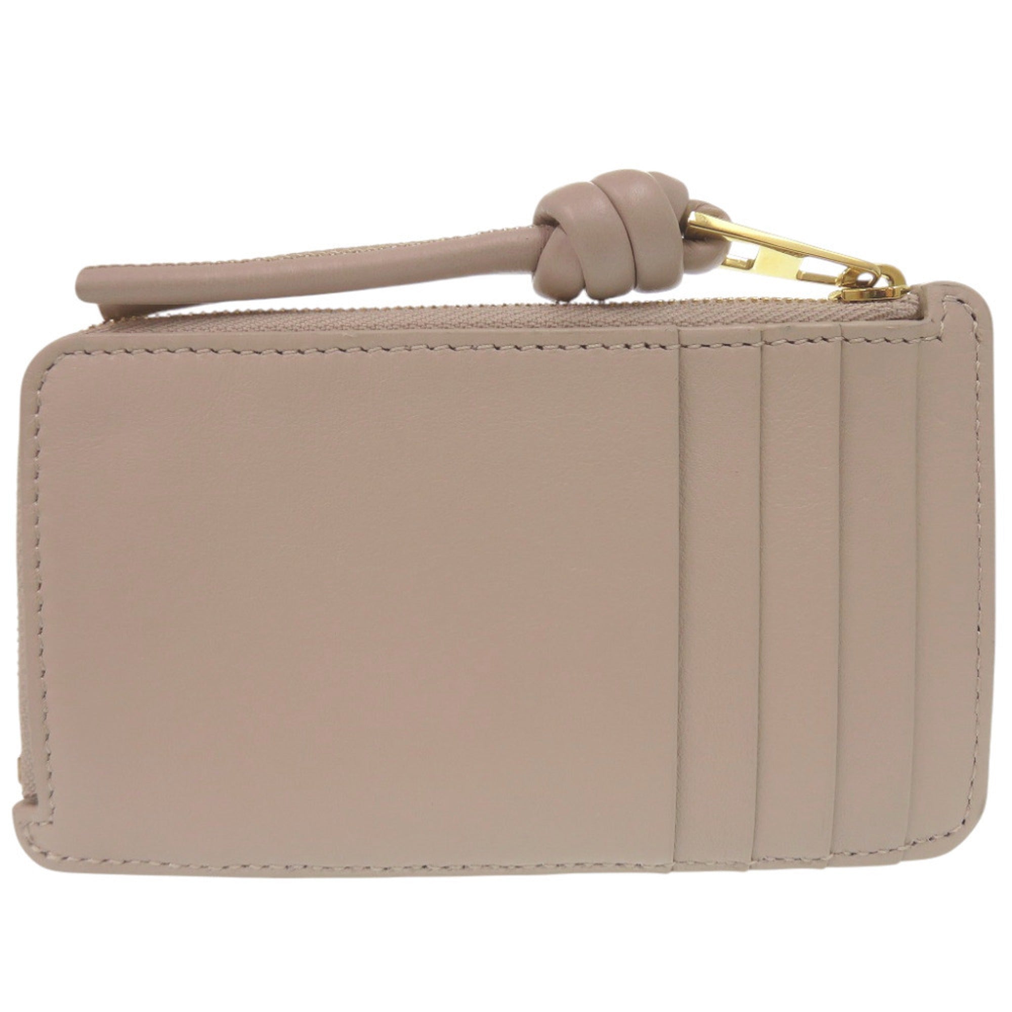 Loewe Beige Leather Coin Purse/Coin Case (Pre-Owned)