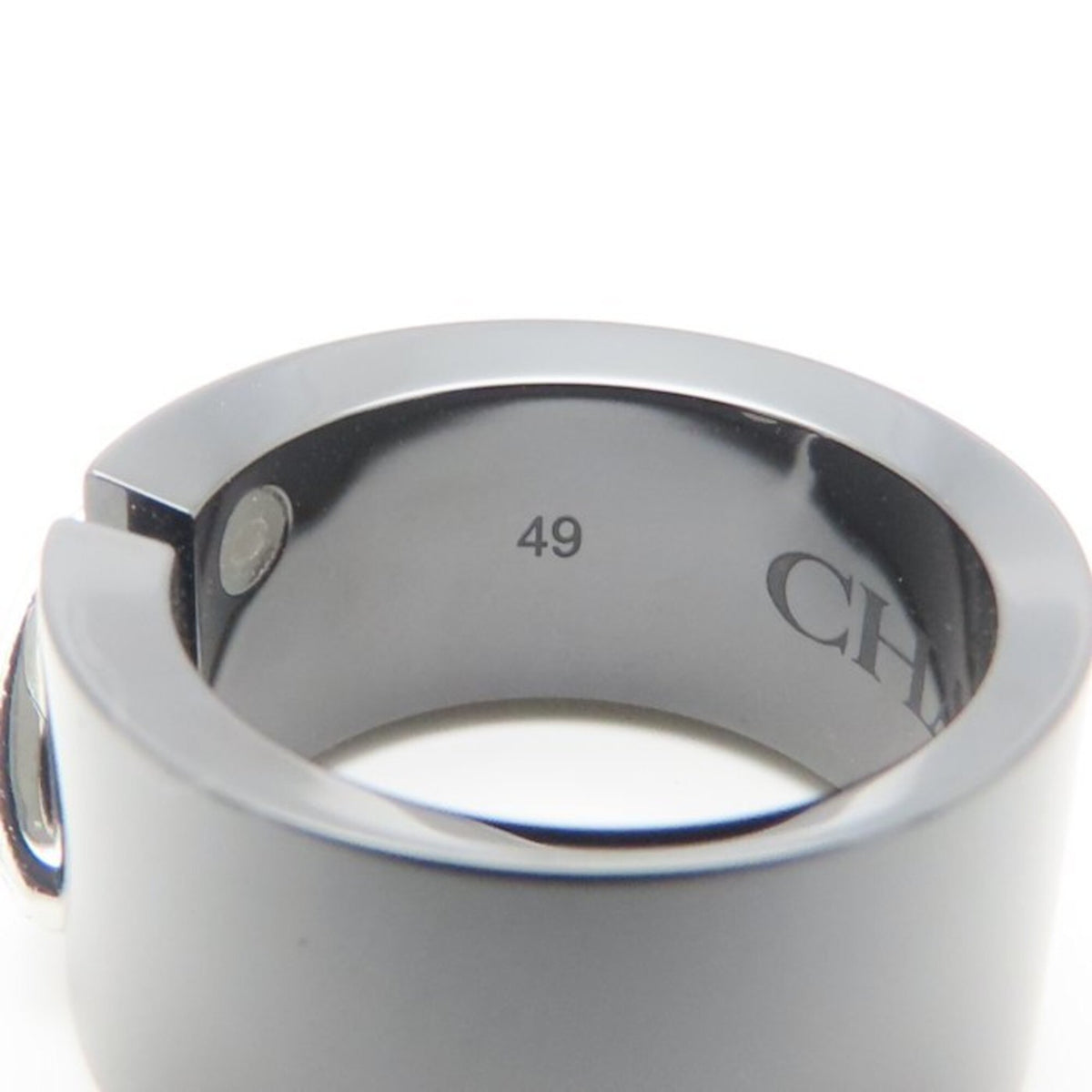 Chaumet White Gold (18K) Ceramic Band Ring (Pre-Owned)