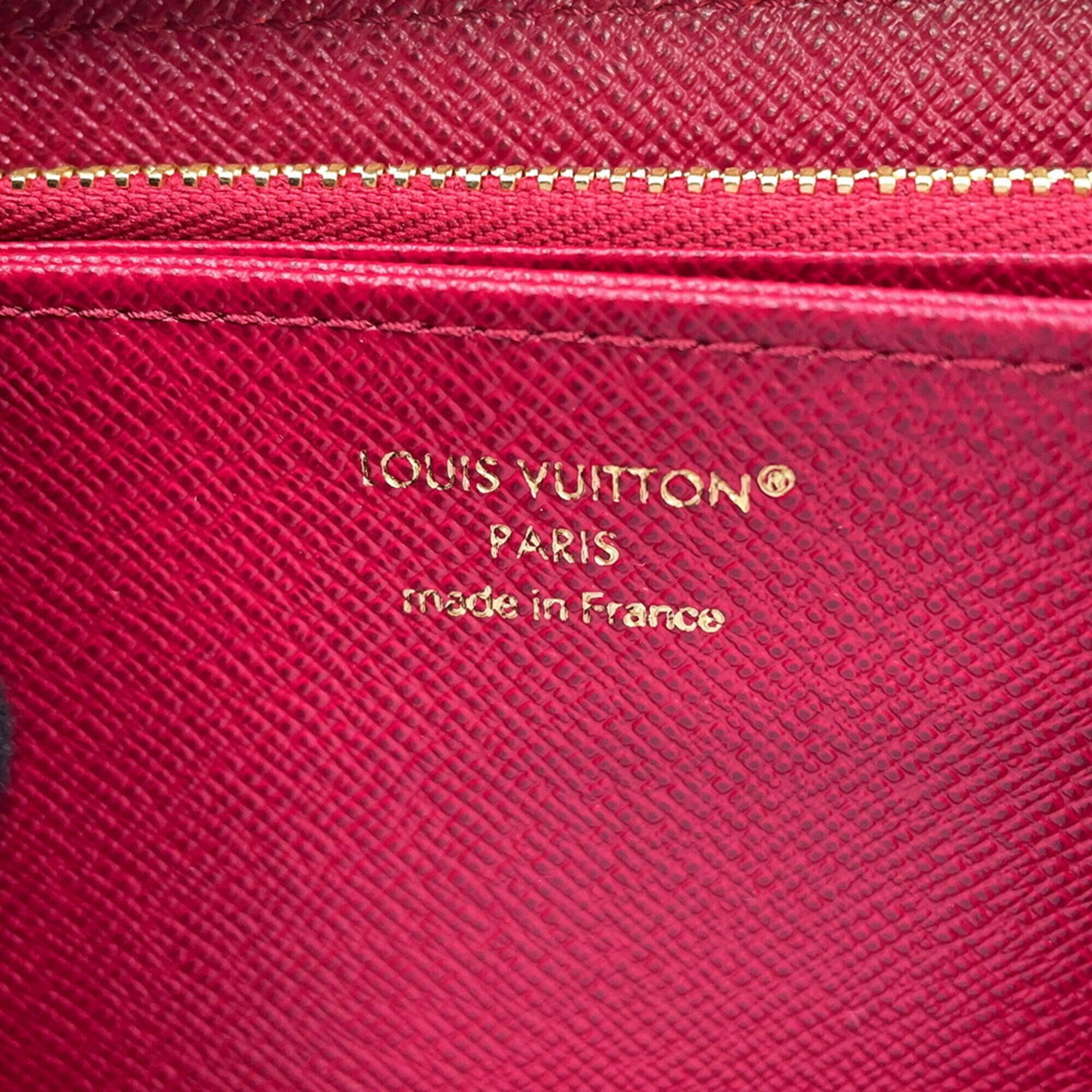 Louis Vuitton Monogram Fuchsia Monogram Long Wallet (Bi-Fold) (Pre-Owned)