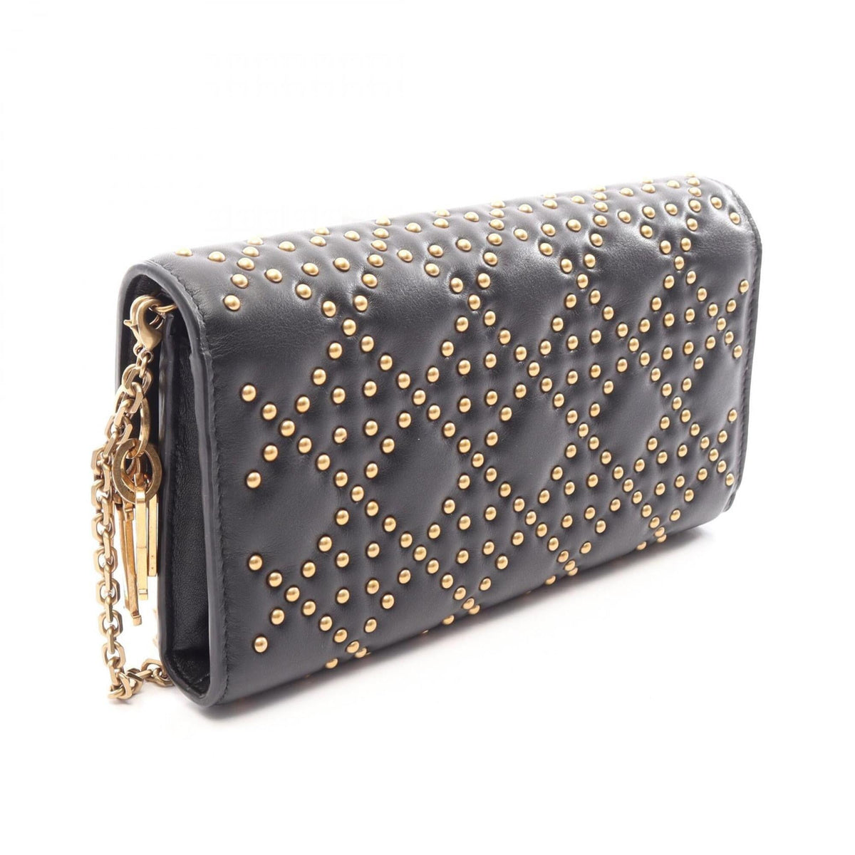 Christian Dior Black Leather Shoulder Bag (Pre-Owned)