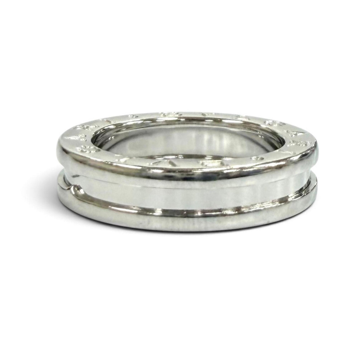Bvlgari White Gold White Gold (18K) Band Ring (Pre-Owned)