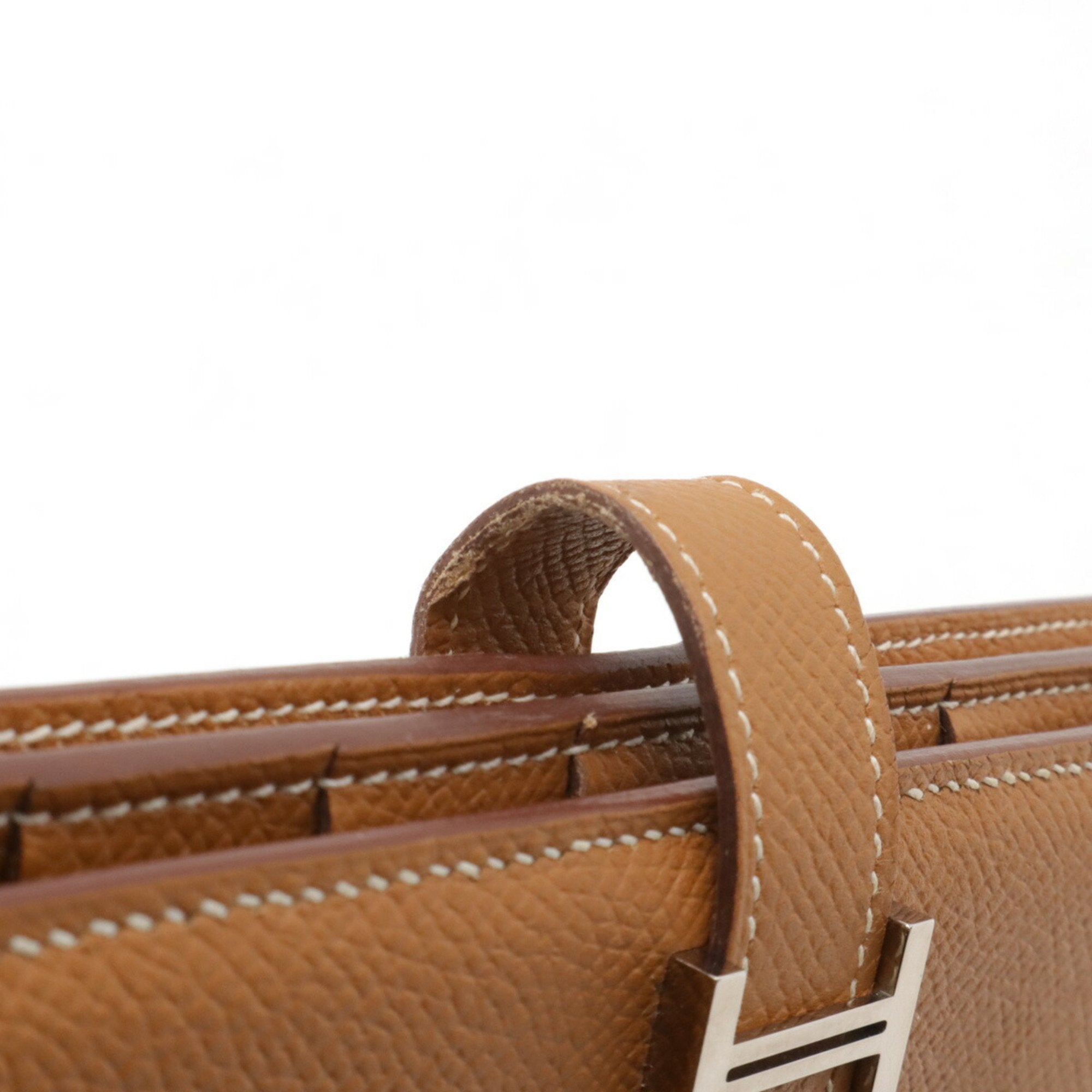Hermes Camel Epsom Leather Long Wallet (Bi-Fold) (Pre-Owned)