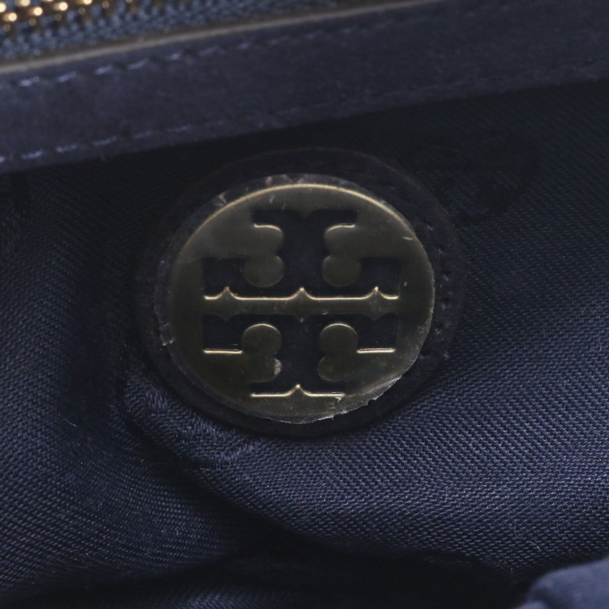 Tory Burch Navy Handbag Shoulder Bag (Pre-Owned)