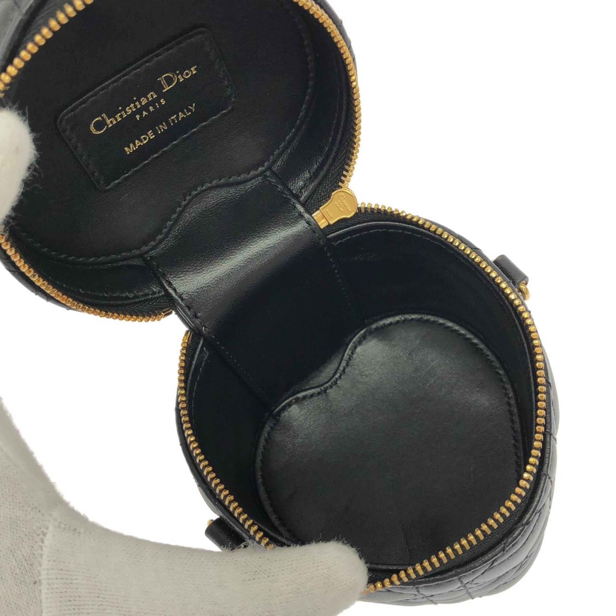 Christian Dior Black Leather Shoulder Bag (Pre-Owned)