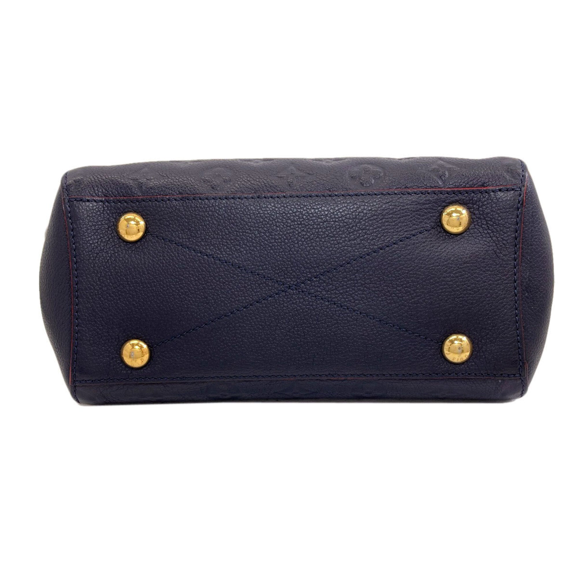 Louis Vuitton Marine Rouge Monogram Empreinte Handbag (Pre-Owned)