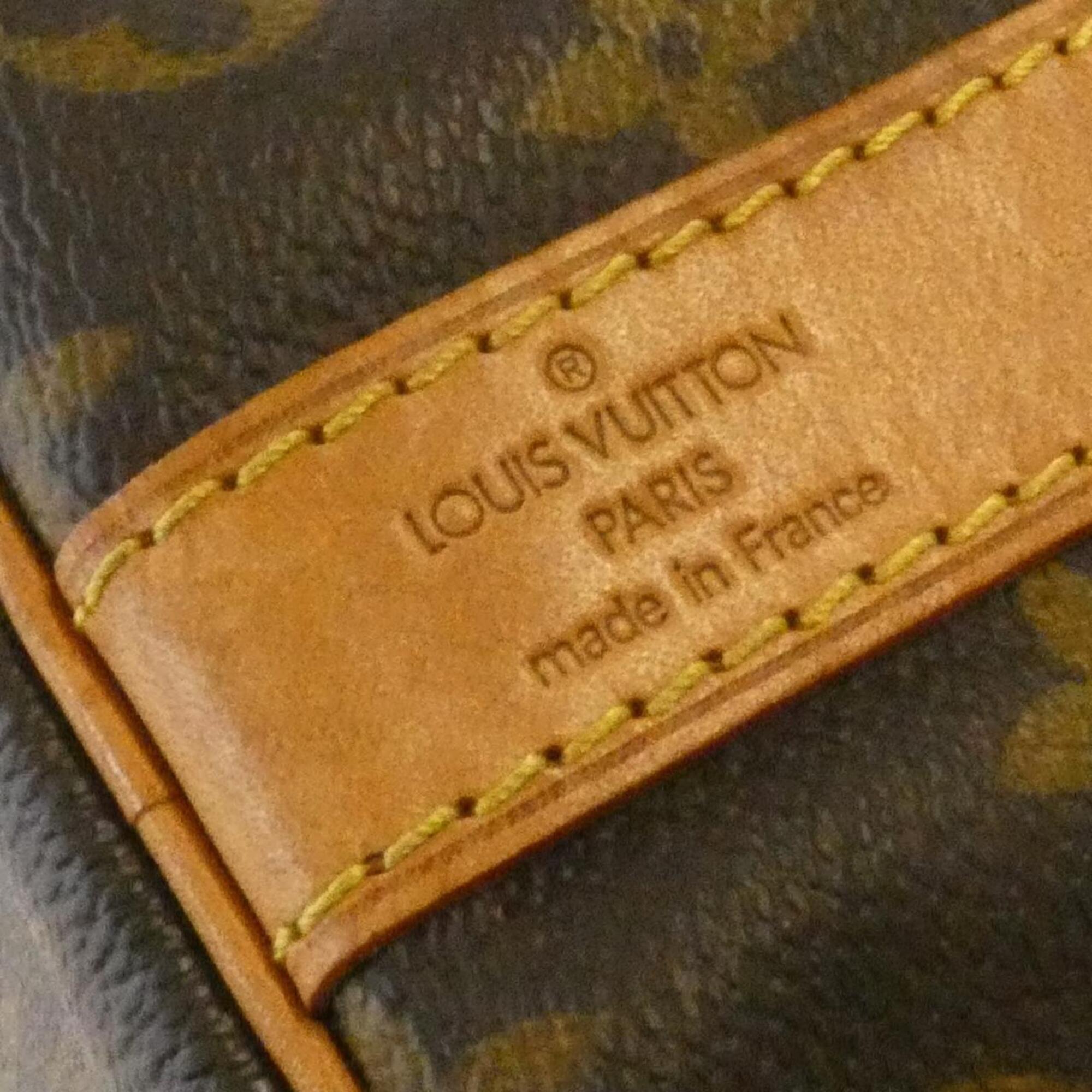 Louis Vuitton Marron Coated Canvas Boston Bag (Pre-Owned)