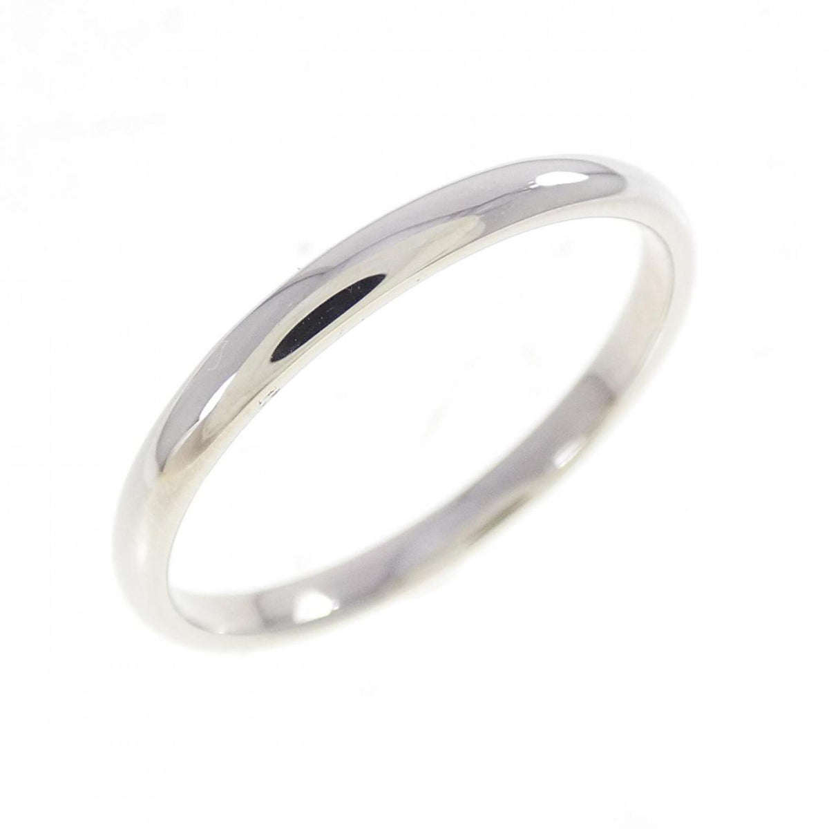 Tiffany Silver Platinum 950 Band Ring (Pre-Owned)