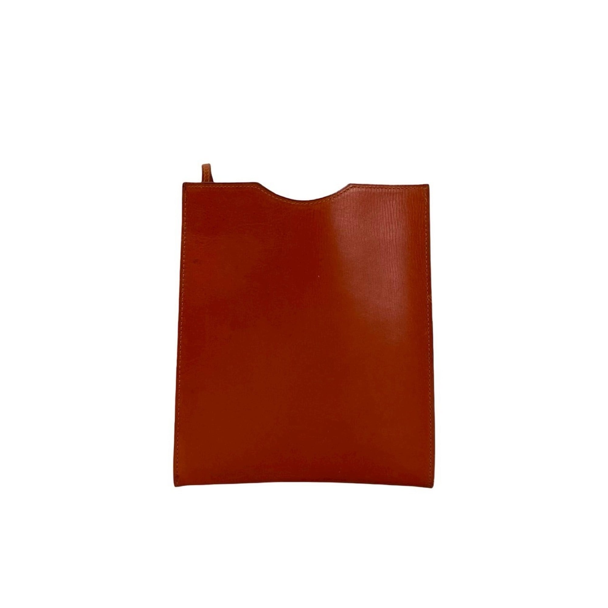 Hermes Brown Box Calf Leather Pochette Shoulder Bag (Pre-Owned)