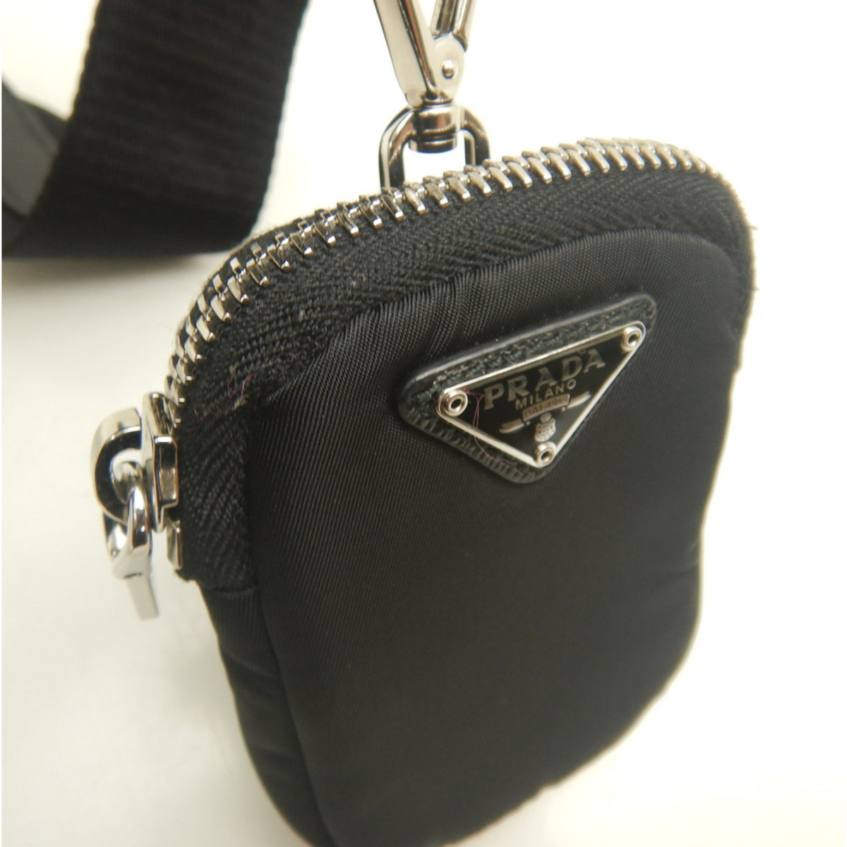 Prada Saffiano Nero Nylon Saffiano Shoulder Bag (Pre-Owned)
