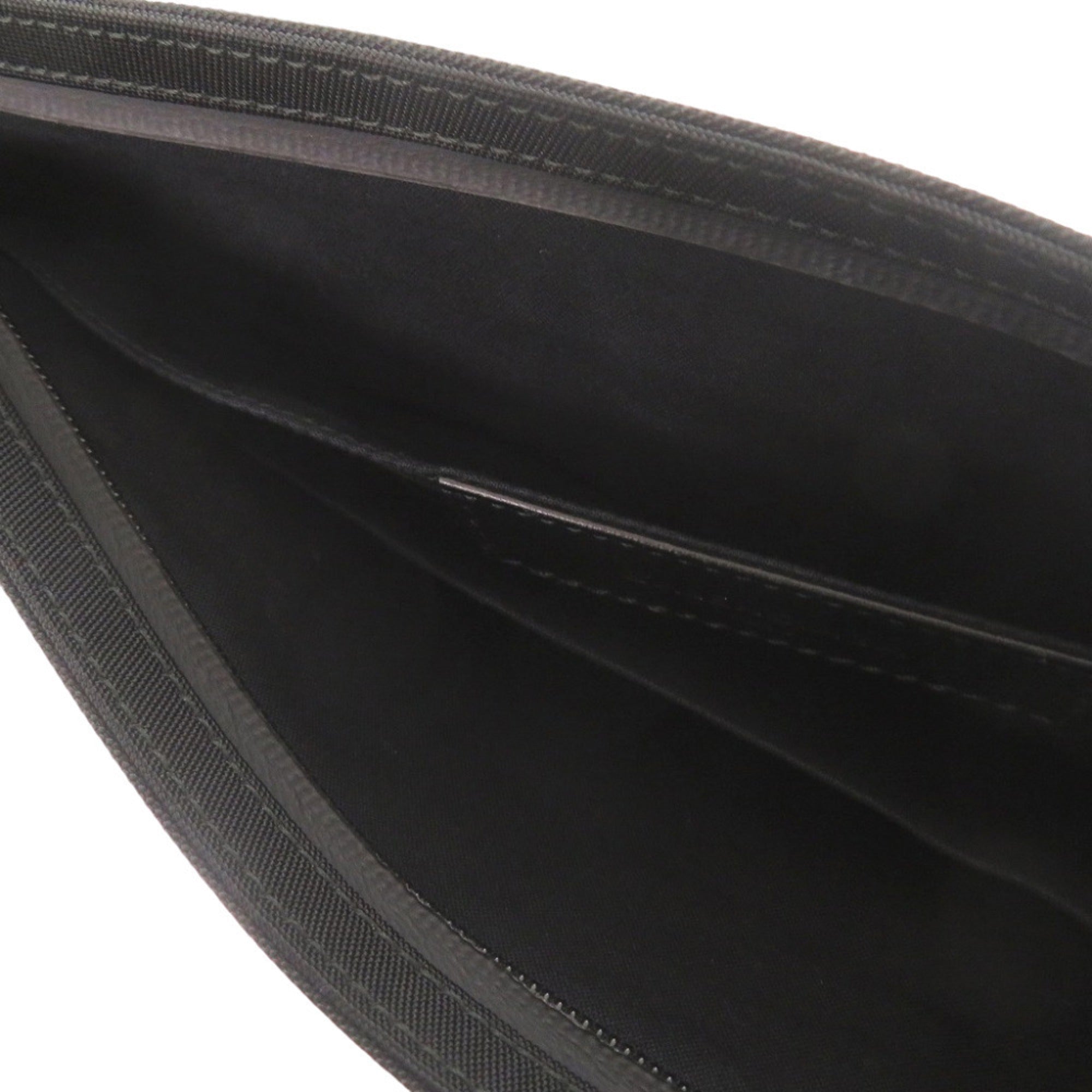 Balenciaga Black Nylon Clutch Bag Handbag Pouch (Pre-Owned)