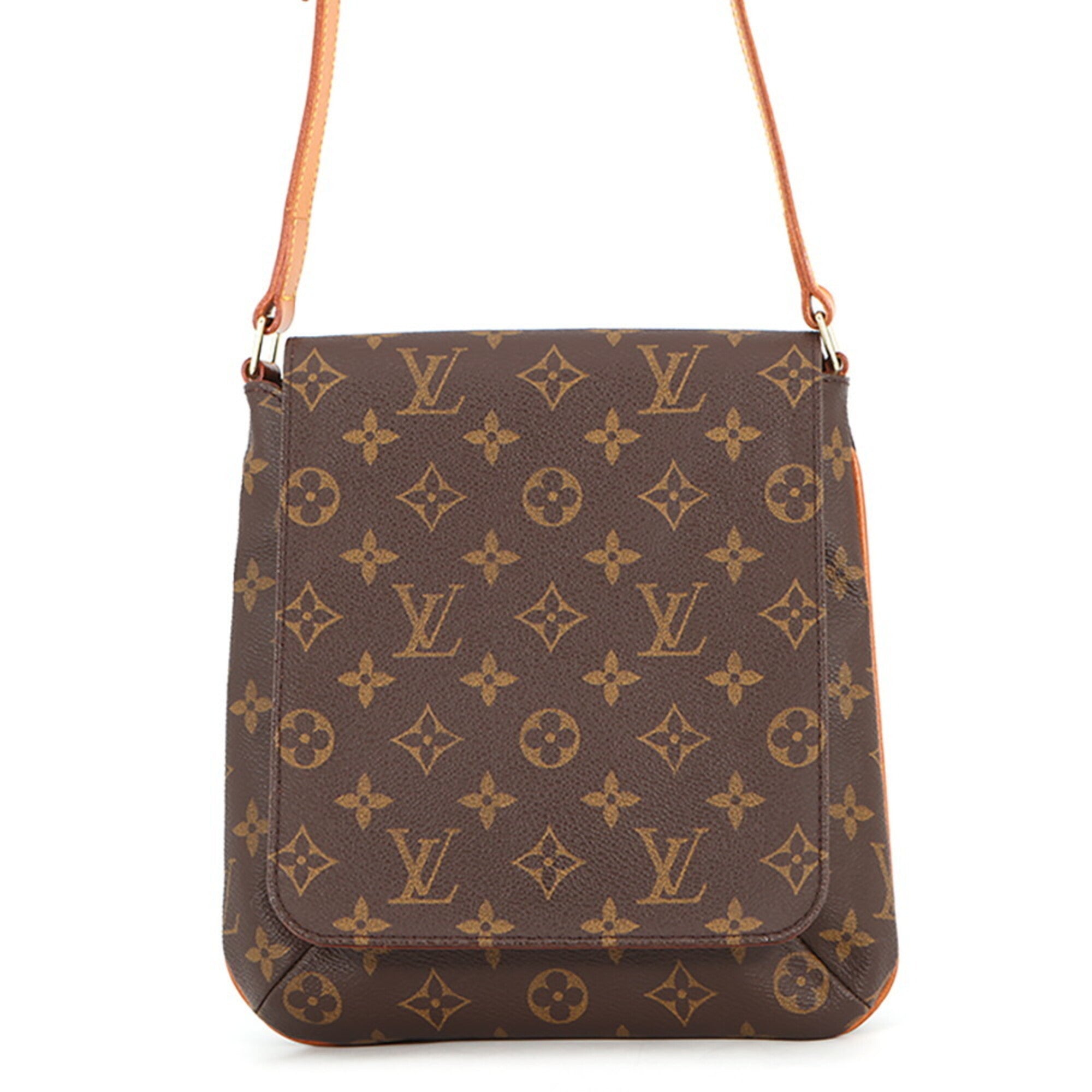 Louis Vuitton Brown Monogram Canvas Handbag Shoulder Bag (Pre-Owned)