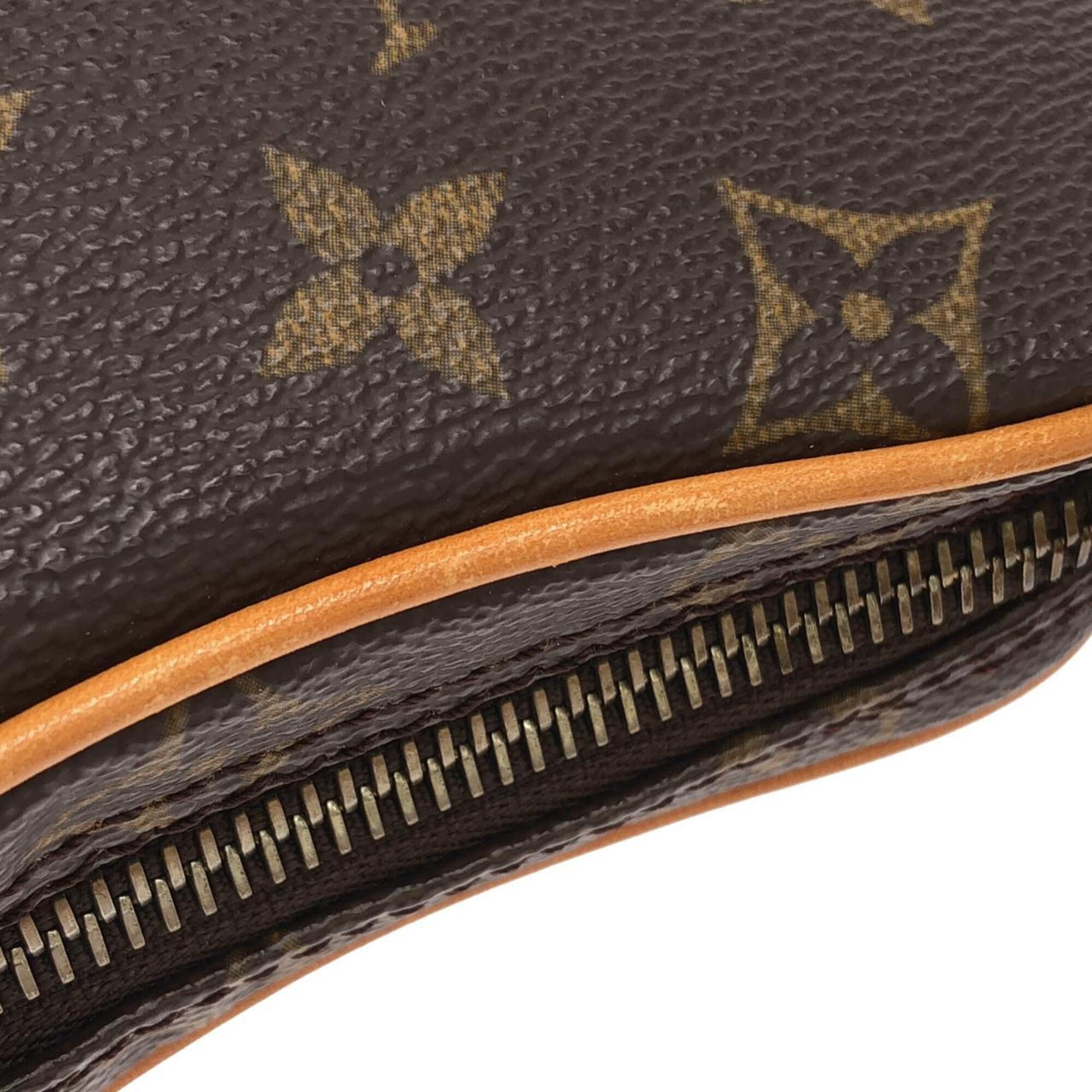 Louis Vuitton Brown Coated Canvas Pochette Shoulder Bag (Pre-Owned)