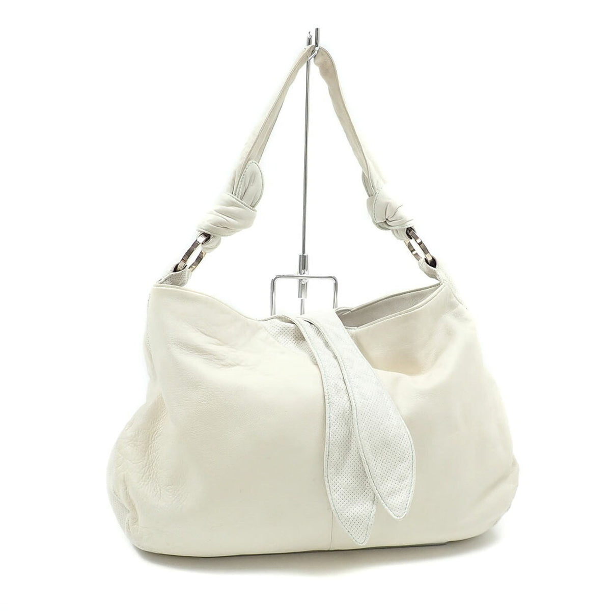 Loewe White Leather Handbag (Pre-Owned)