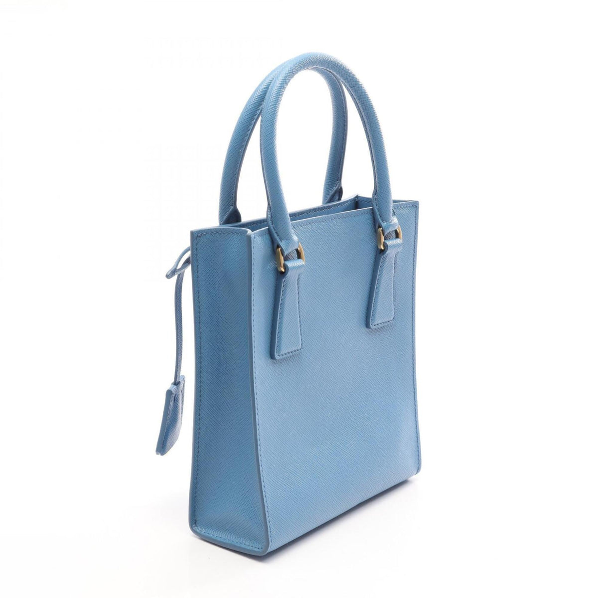 Prada Blue Leather Handbag (Pre-Owned)