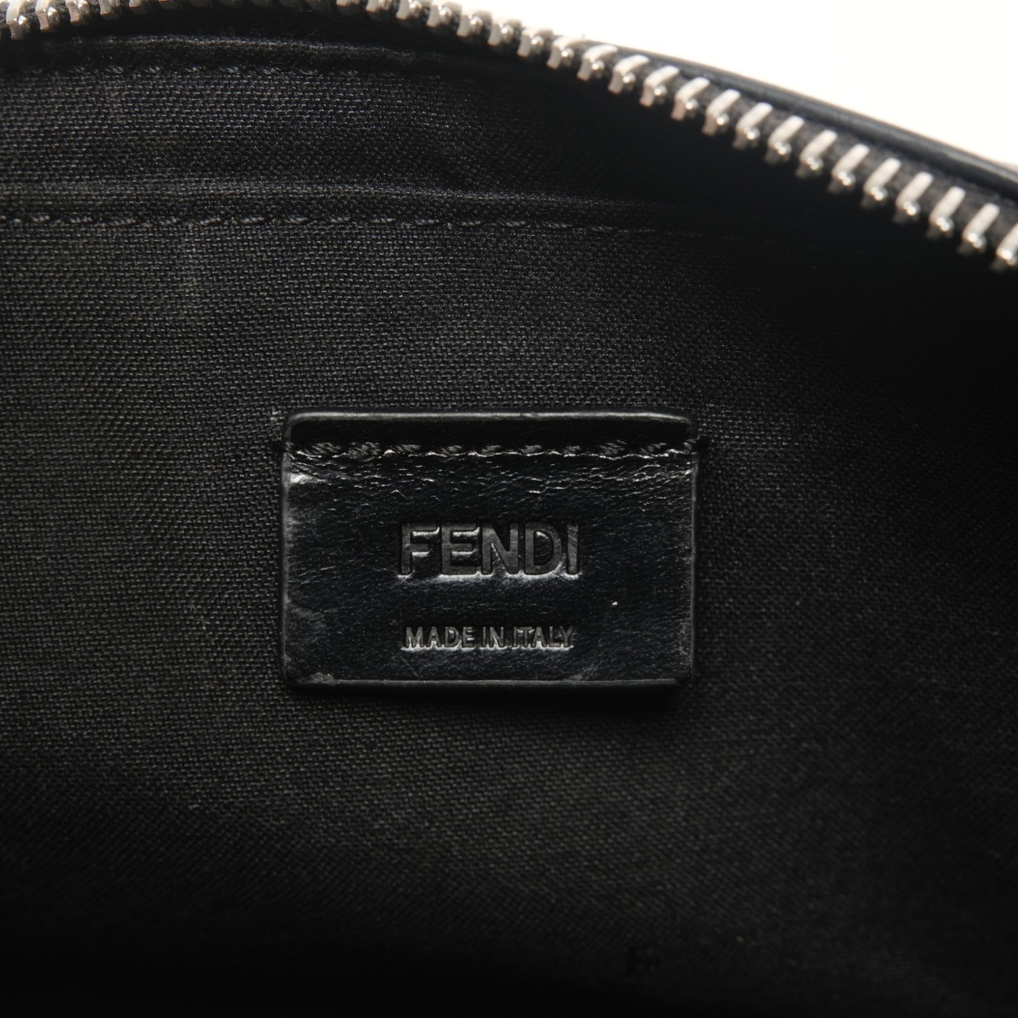 Fendi Zucca Black Shoulder Bag (Pre-Owned)