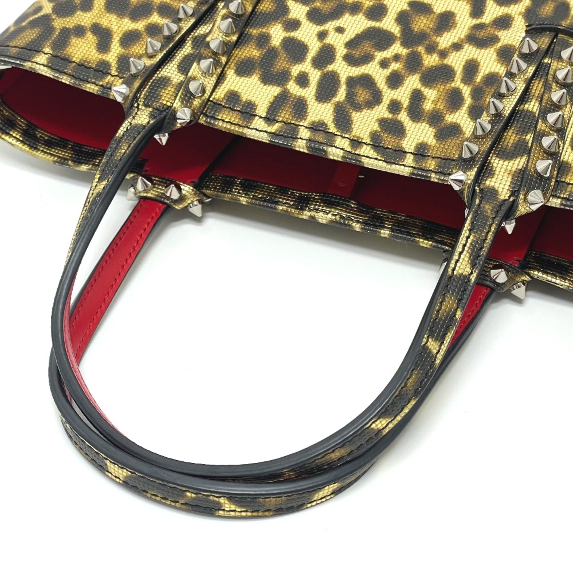 Christian Louboutin Brown Leather Tote Bag (Pre-Owned)