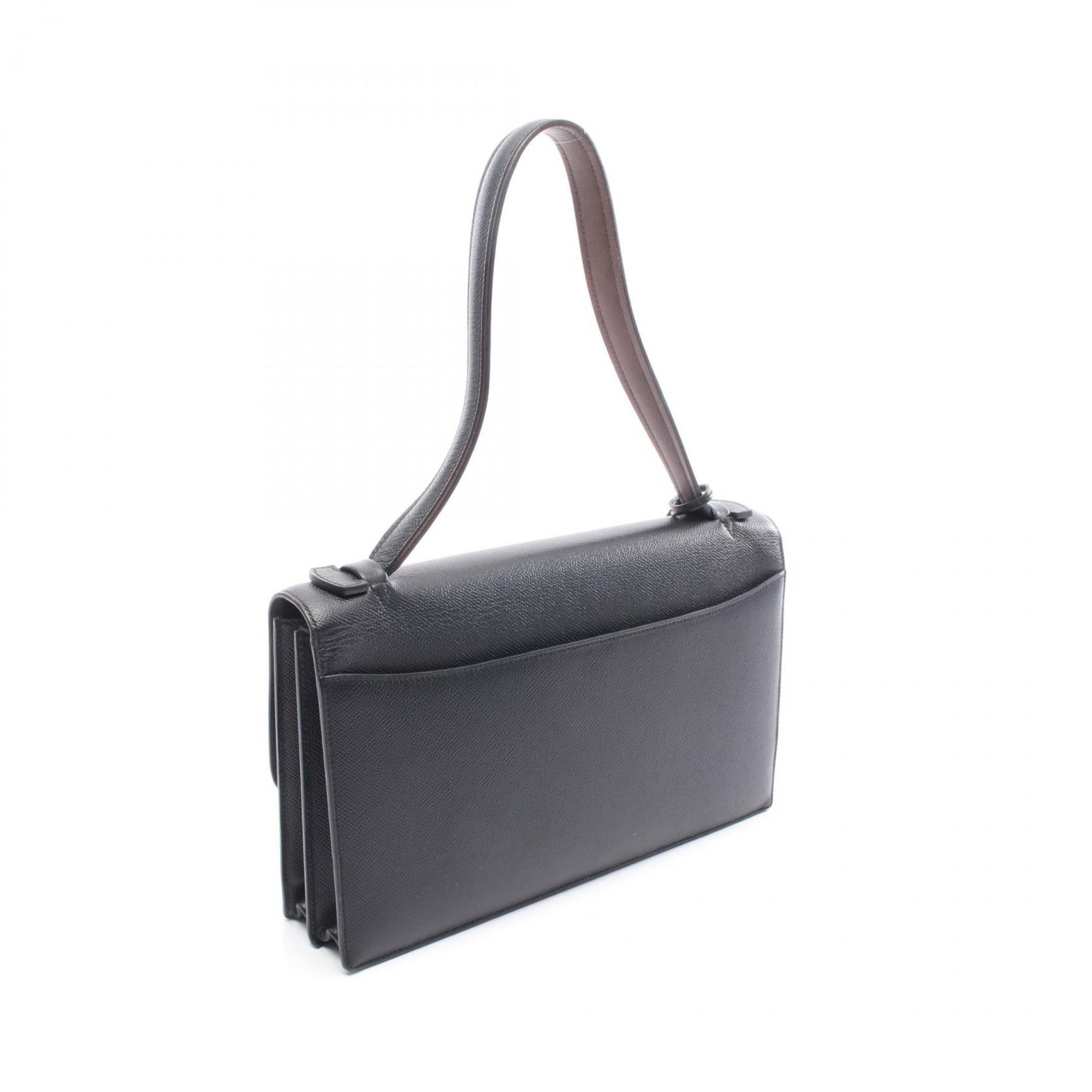 Hermes Black Epsom Leather Shoulder Bag (Pre-Owned)