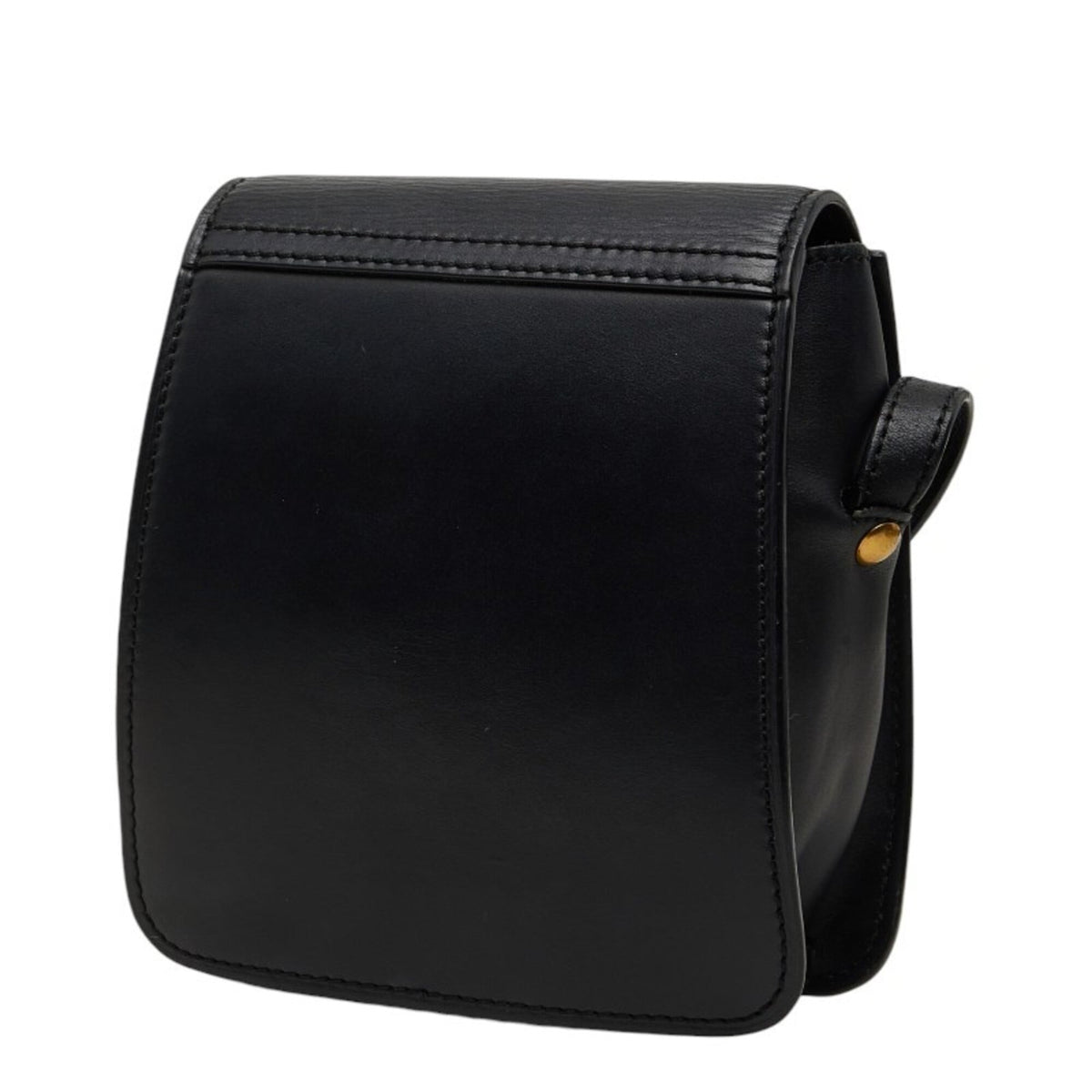Saint Laurent Black Leather Shoulder Bag (Pre-Owned)