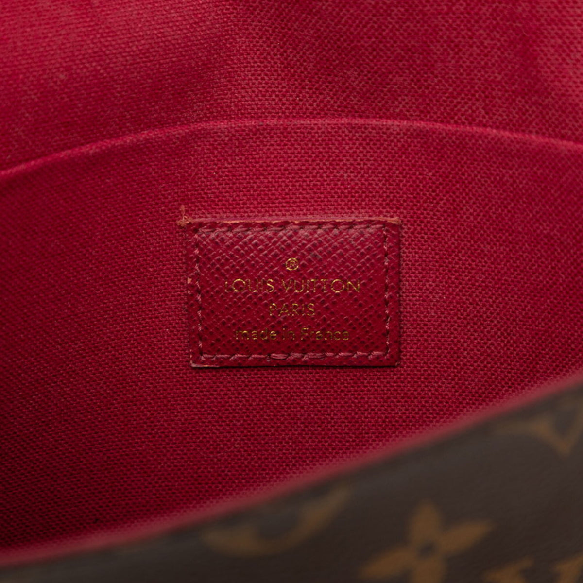 Louis Vuitton Monogram Brown Fuchsia Pvc Leather Shoulder Bag (Pre-Owned)