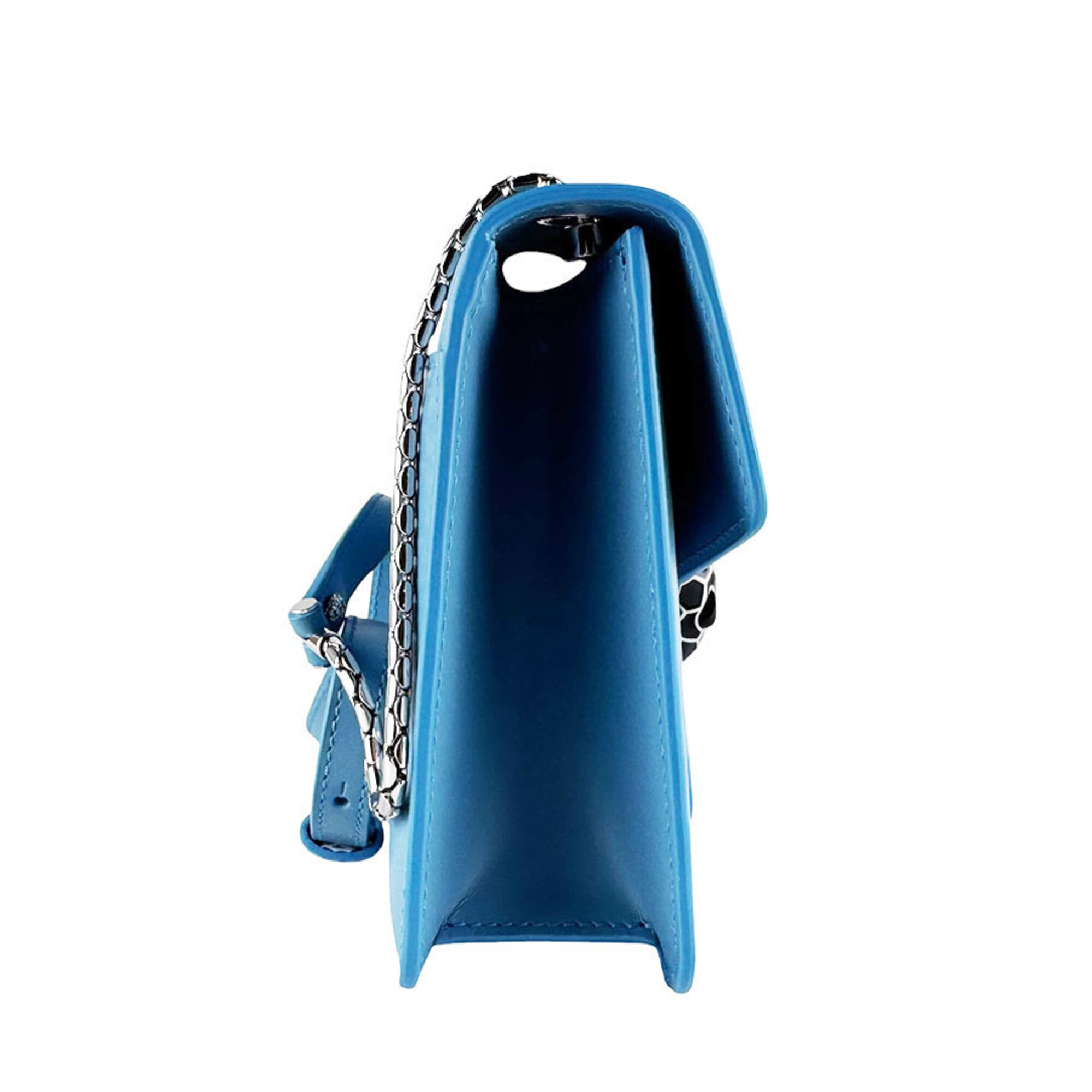 Bvlgari Blue Leather Shoulder Bag (Pre-Owned)