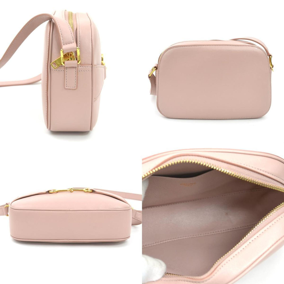 Celine Pink Leather Shoulder Bag (Pre-Owned)