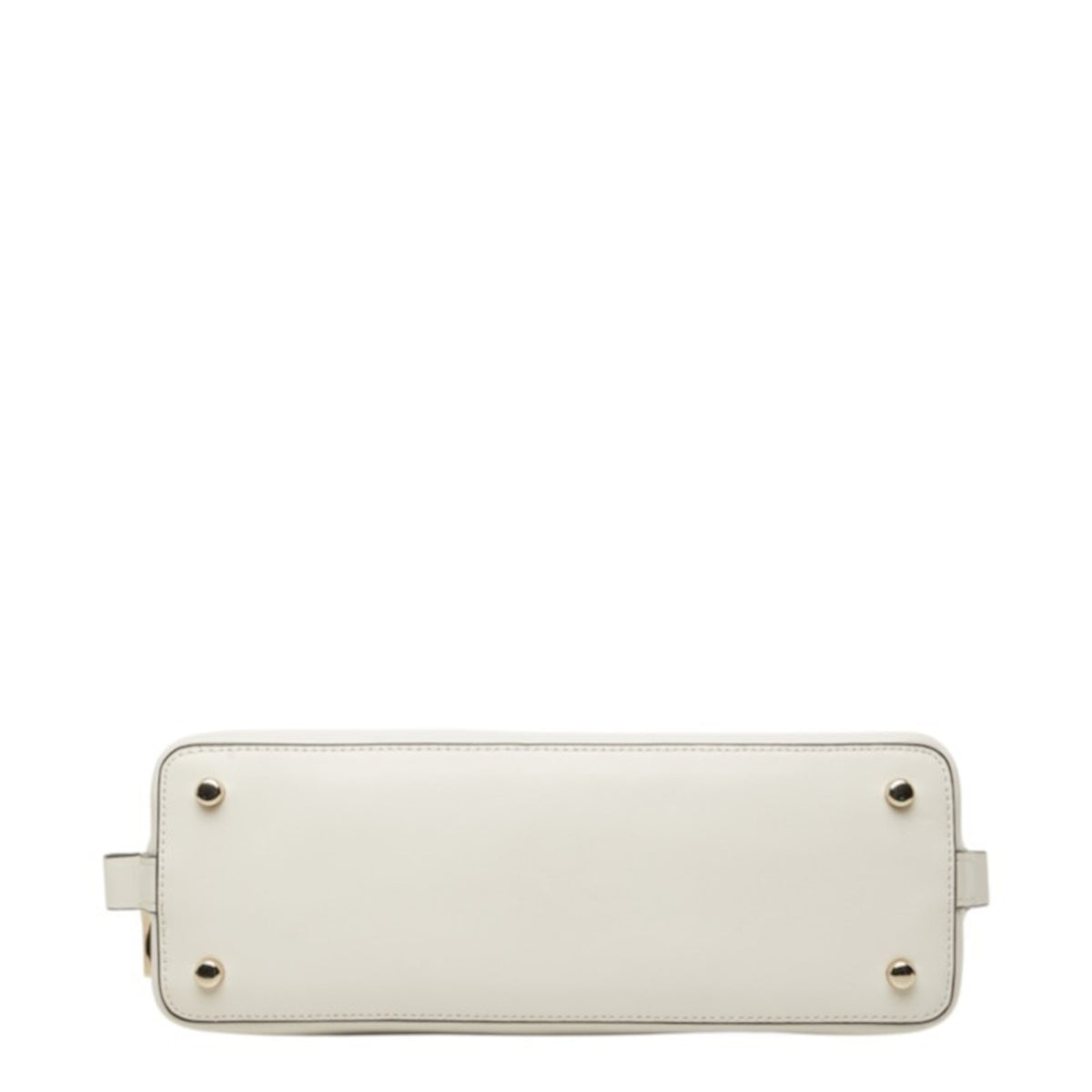 Coach Signature Beige White Signature Line Handbag (Pre-Owned)