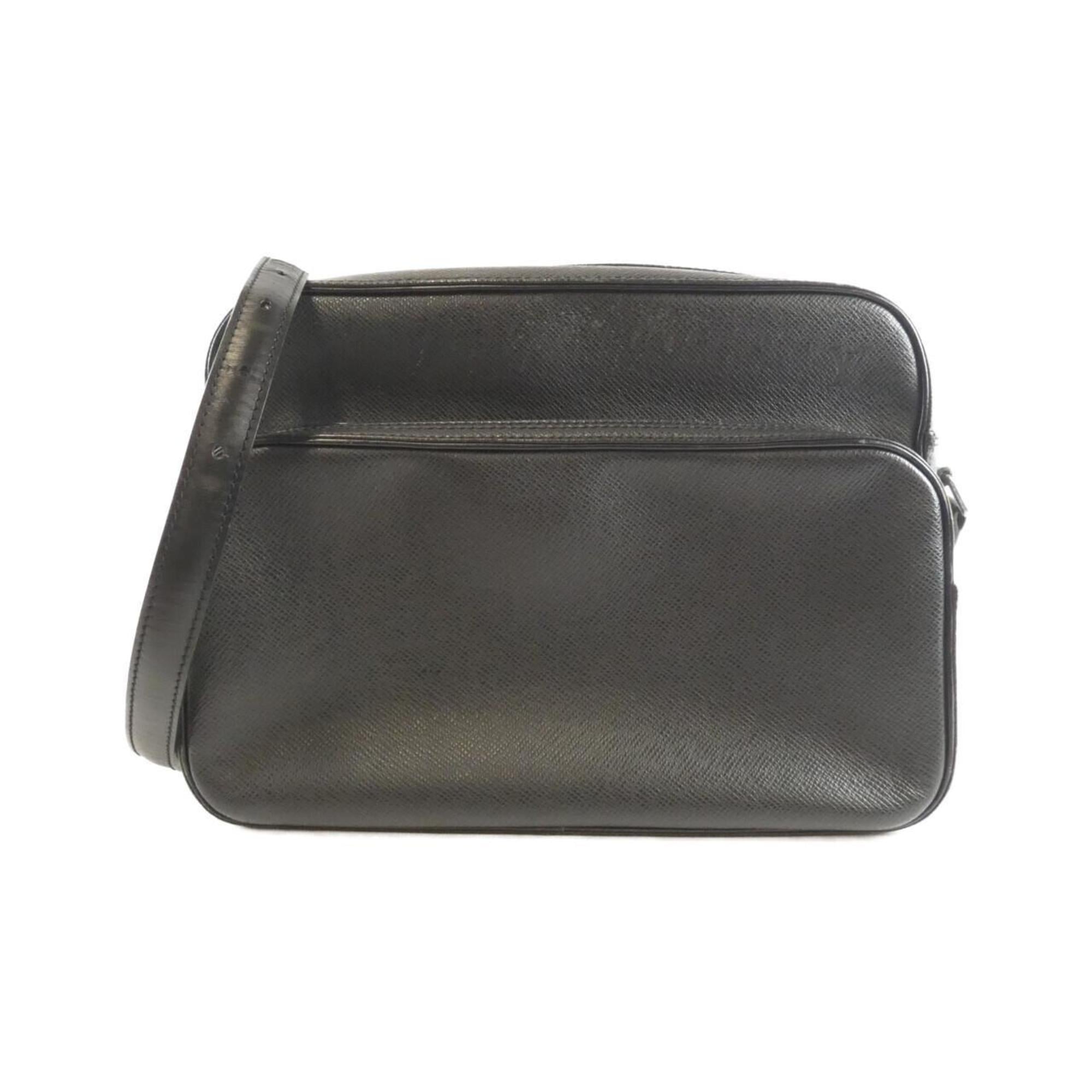Louis Vuitton Ardoise Leather Shoulder Bag (Pre-Owned)