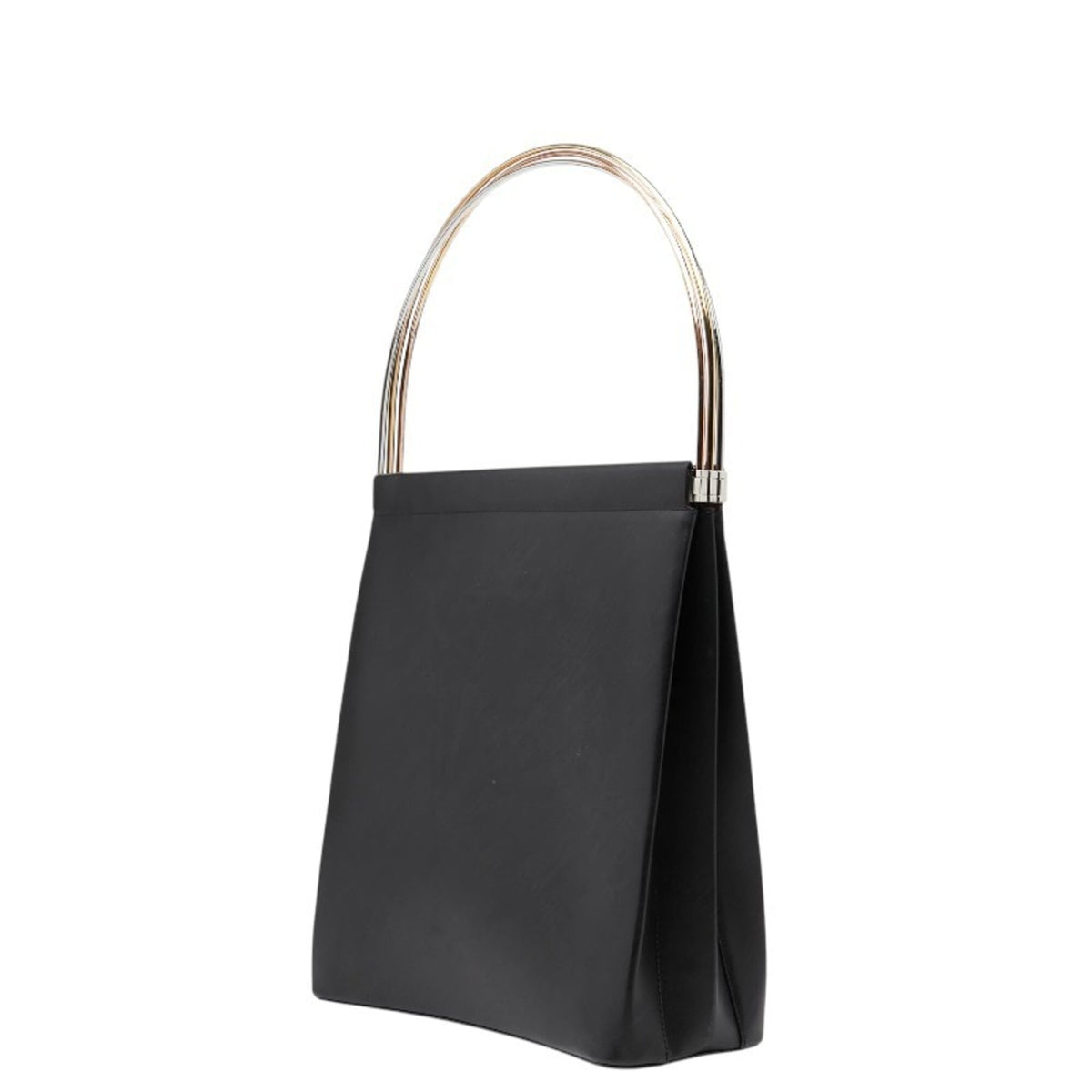 Cartier Trinity Black Leather Handbag Shoulder Bag (Pre-Owned)