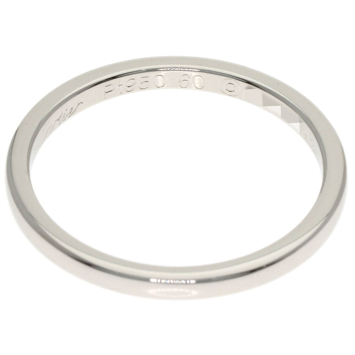Cartier Platinum 950 Band Ring (Pre-Owned)