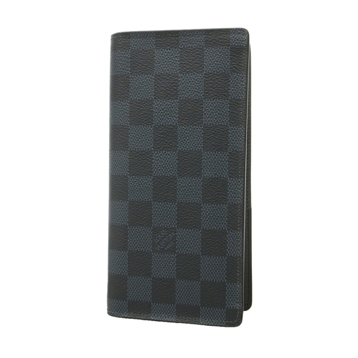 Louis Vuitton Black Navy Long Wallet (Bi-Fold) (Pre-Owned)