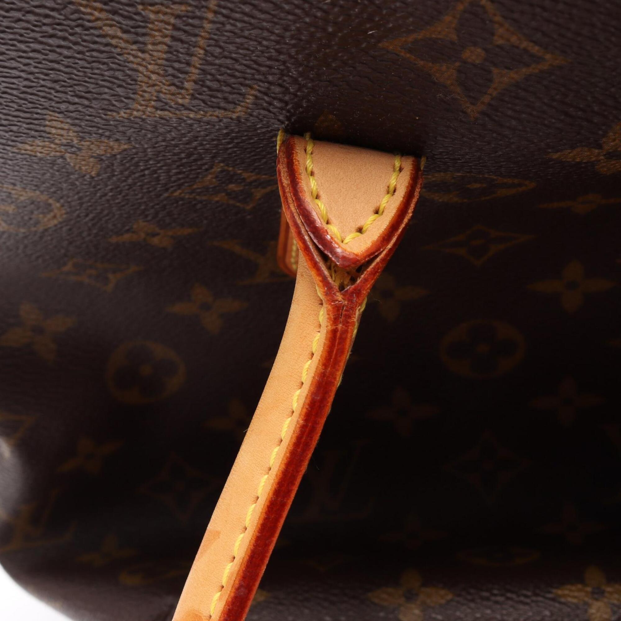 Louis Vuitton Brown Pvc Leather Handbag Tote Bag (Pre-Owned)