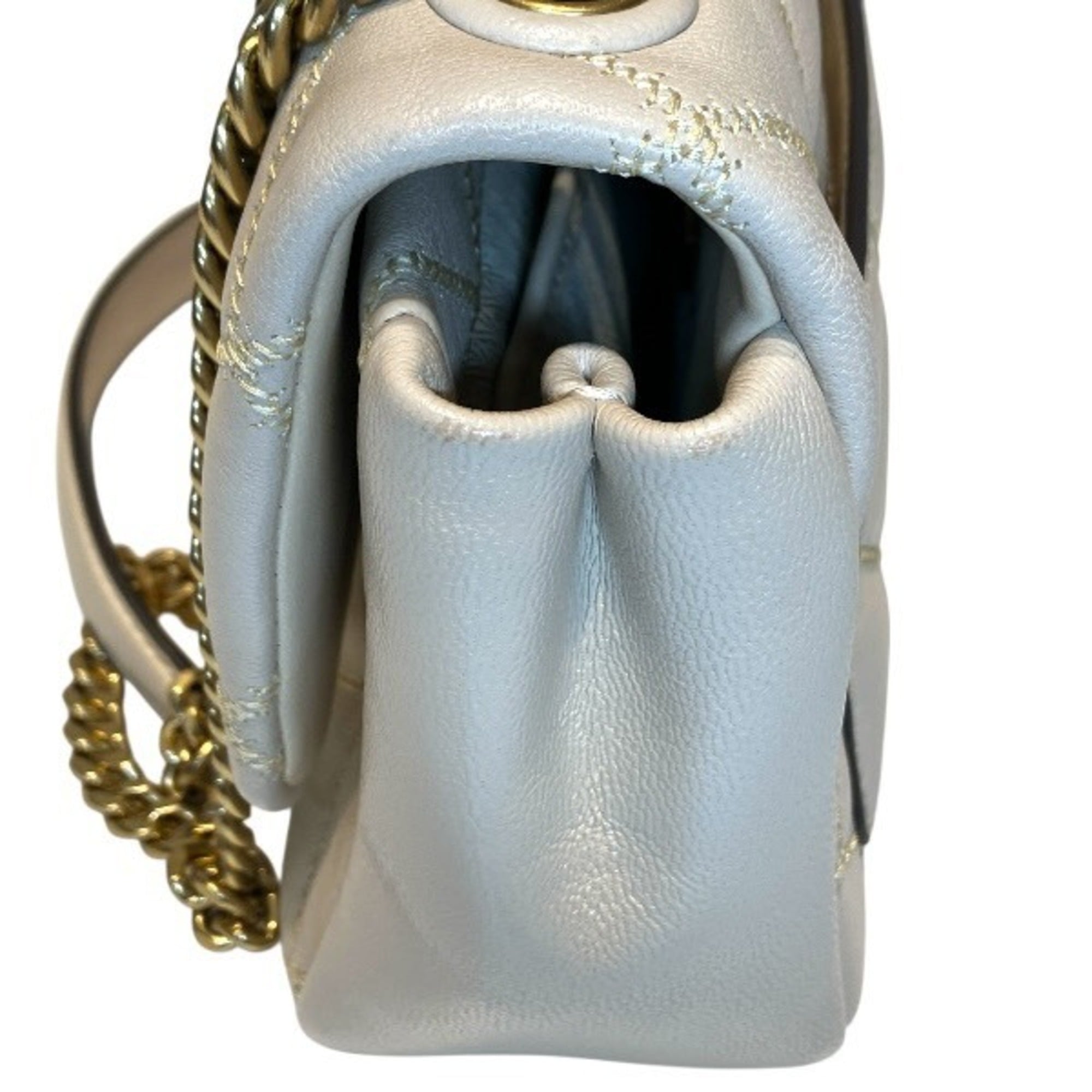 Tory Burch Ivory Ivory Handbag Shoulder Bag (Pre-Owned)