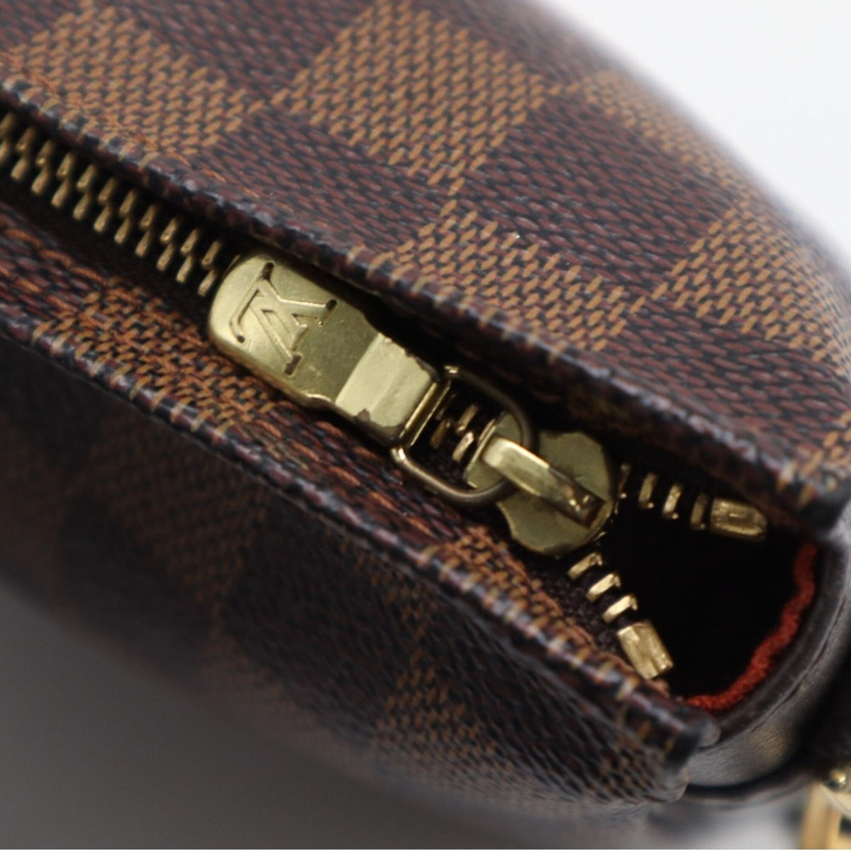 Louis Vuitton Damier Brown Coated Canvas Leather Handbag (Pre-Owned)