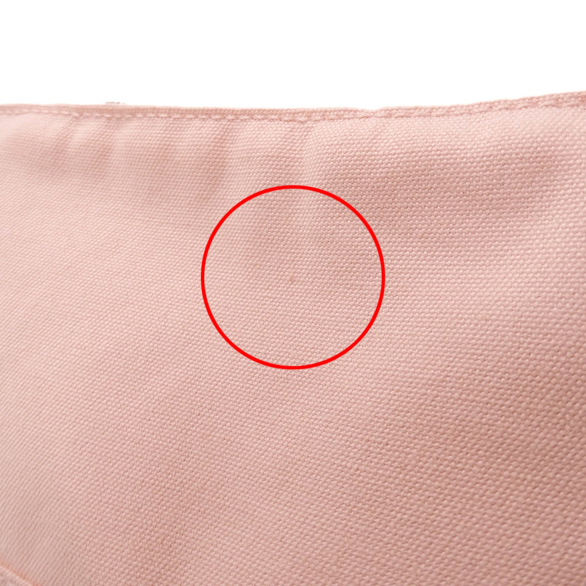 Hermes Pink Canvas Pouch (Pre-Owned)