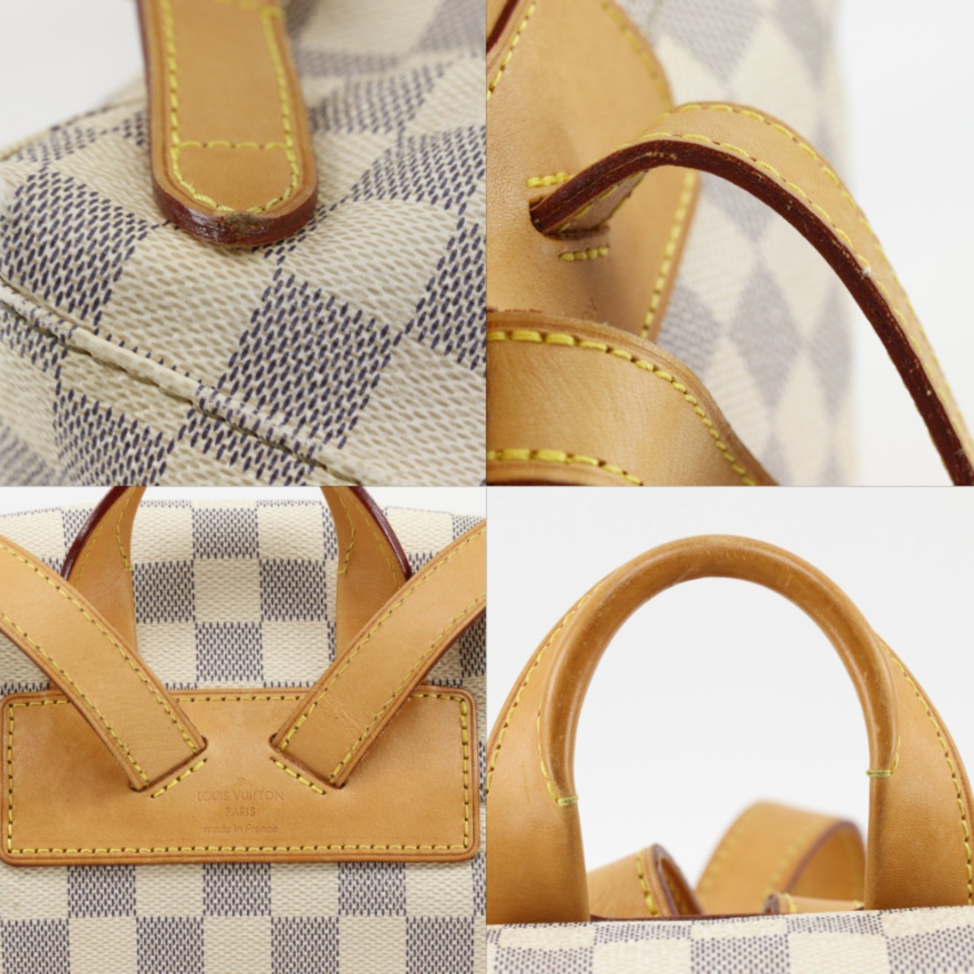 Louis Vuitton White Damier Azur Backpack (Pre-Owned)