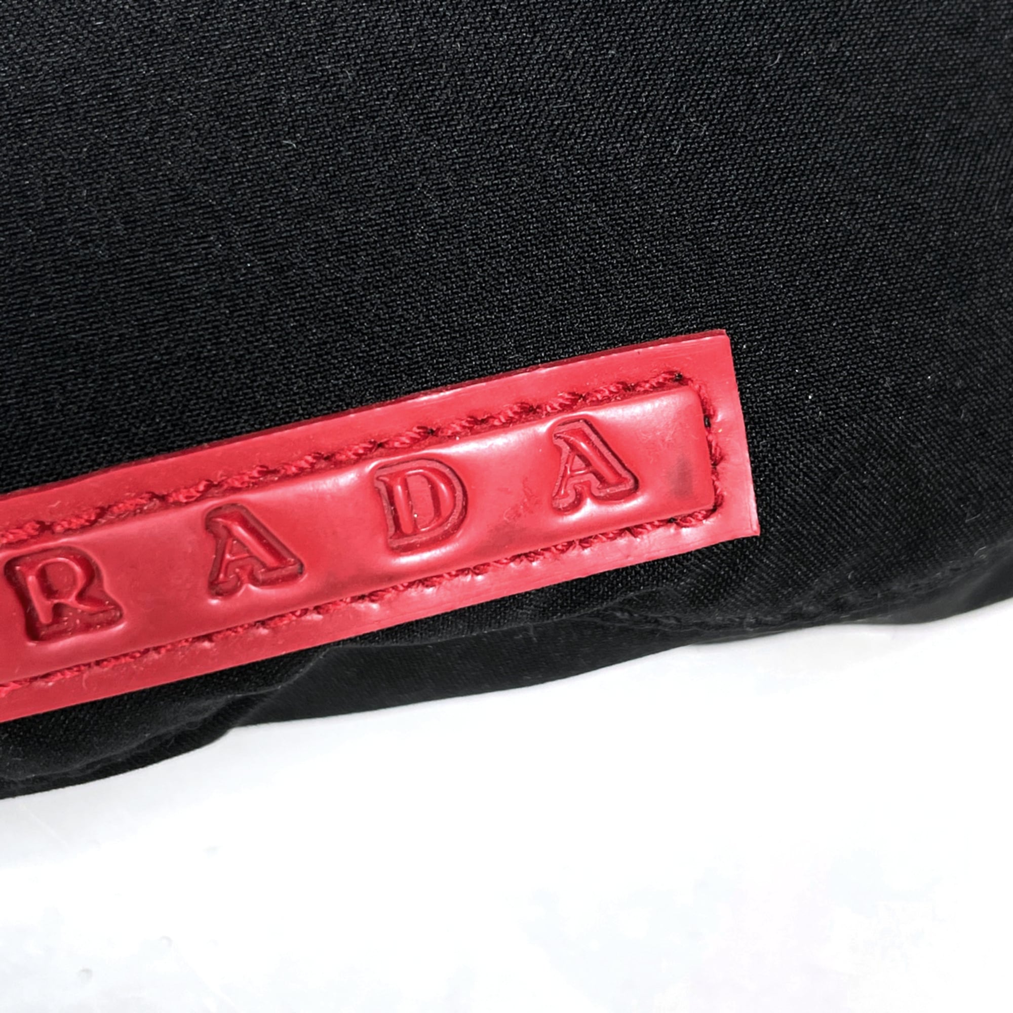 Prada Black Polyester Elastane Fanny Pack Sling Bag (Pre-Owned)