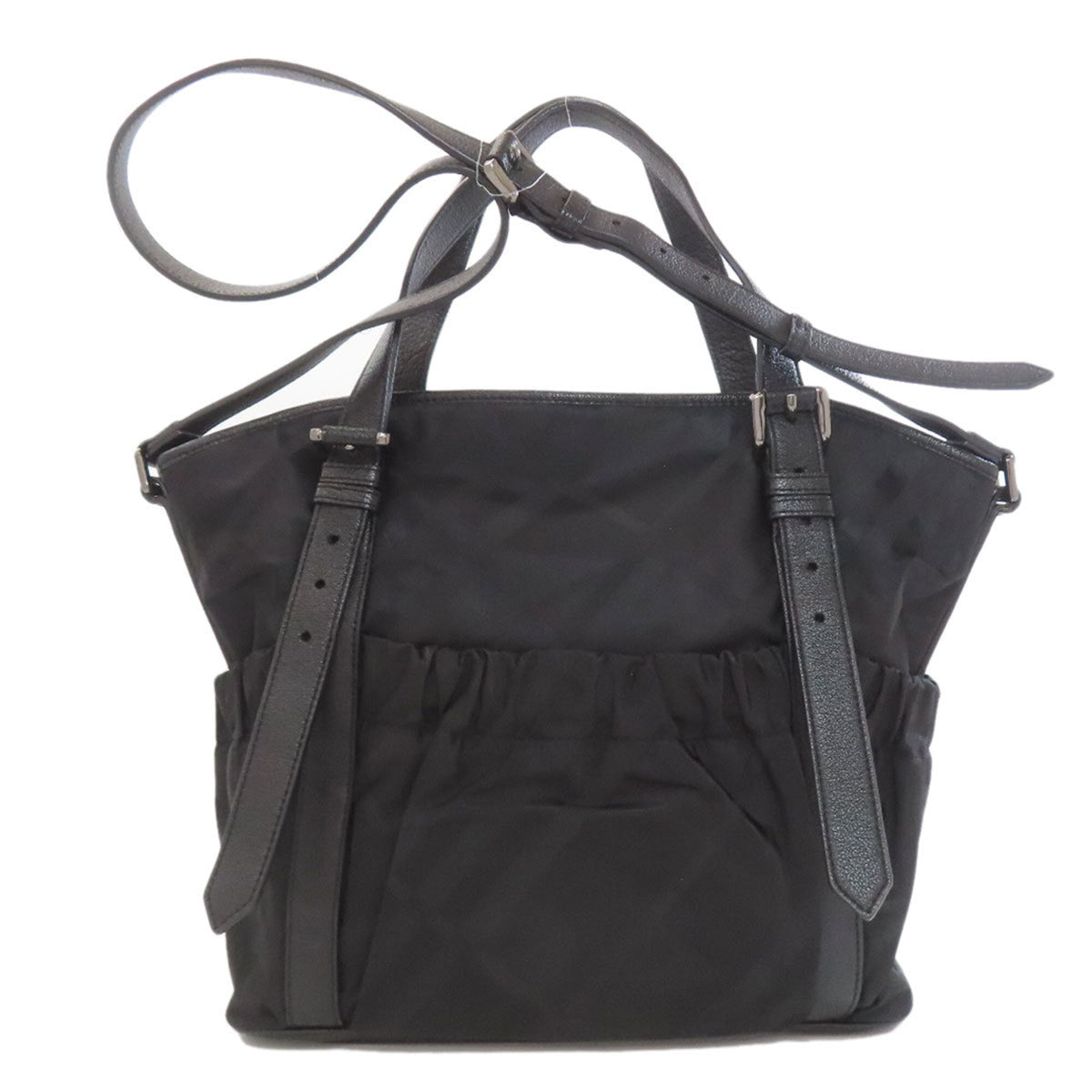 Burberry Black Nylon Tote Bag (Pre-Owned)