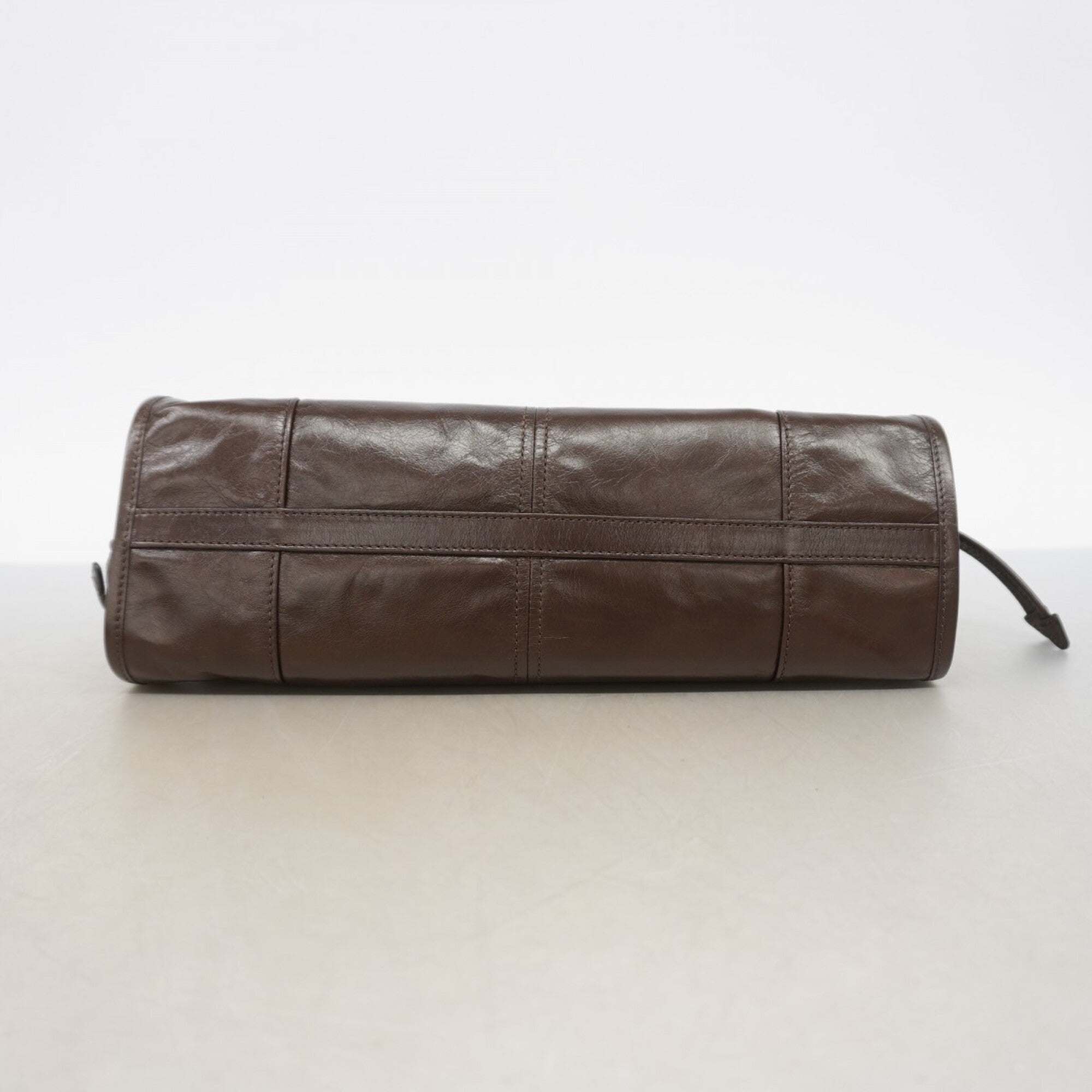 Prada Brown Leather Handbag (Pre-Owned)