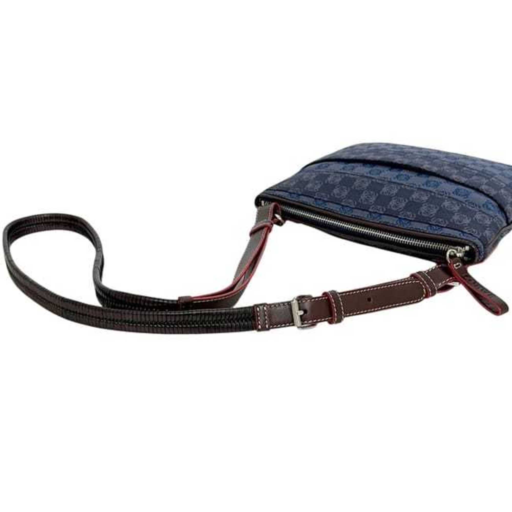 Loewe Canvas Leather Shoulder Bag (Pre-Owned)
