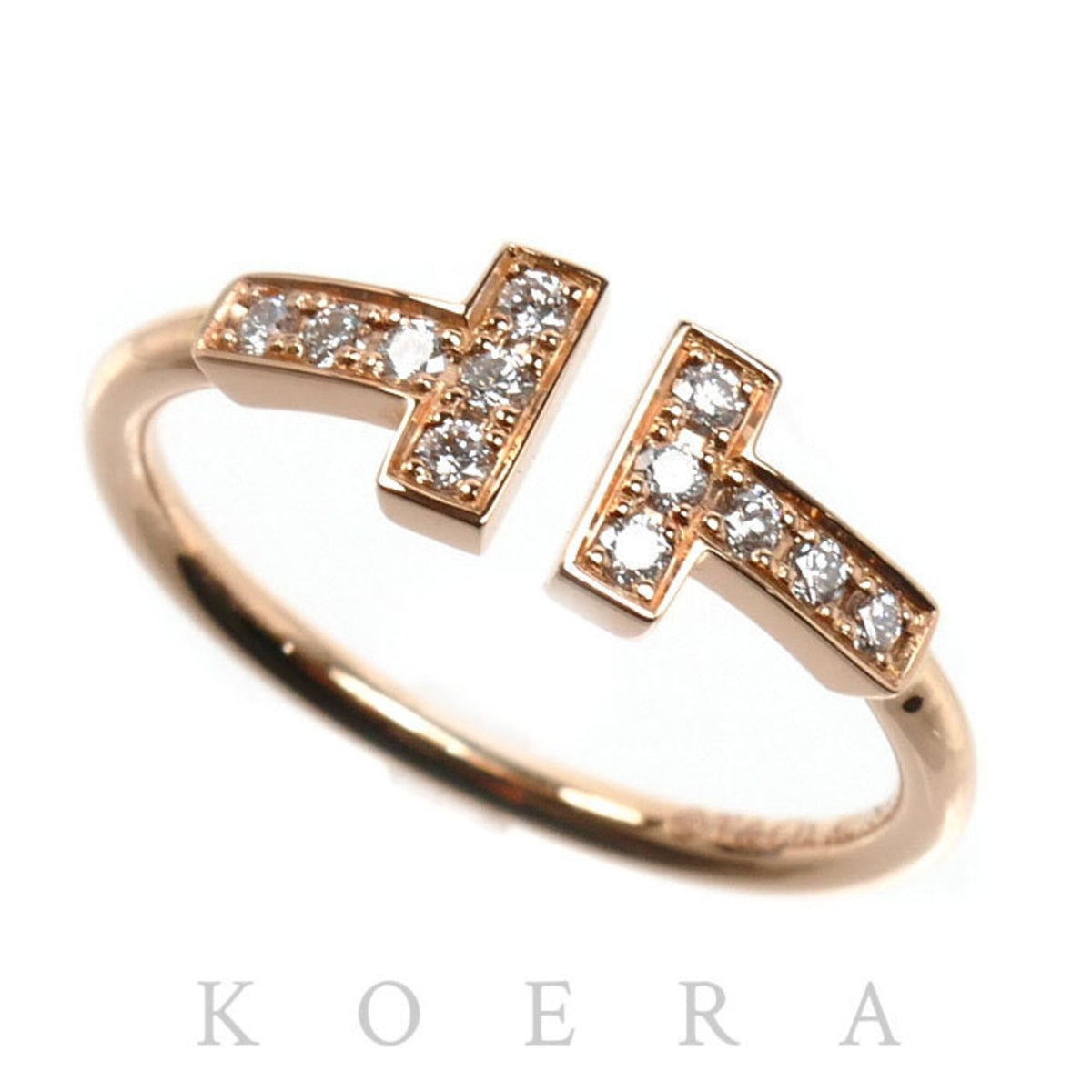 Tiffany Pink Gold (18K) Band Ring (Pre-Owned)
