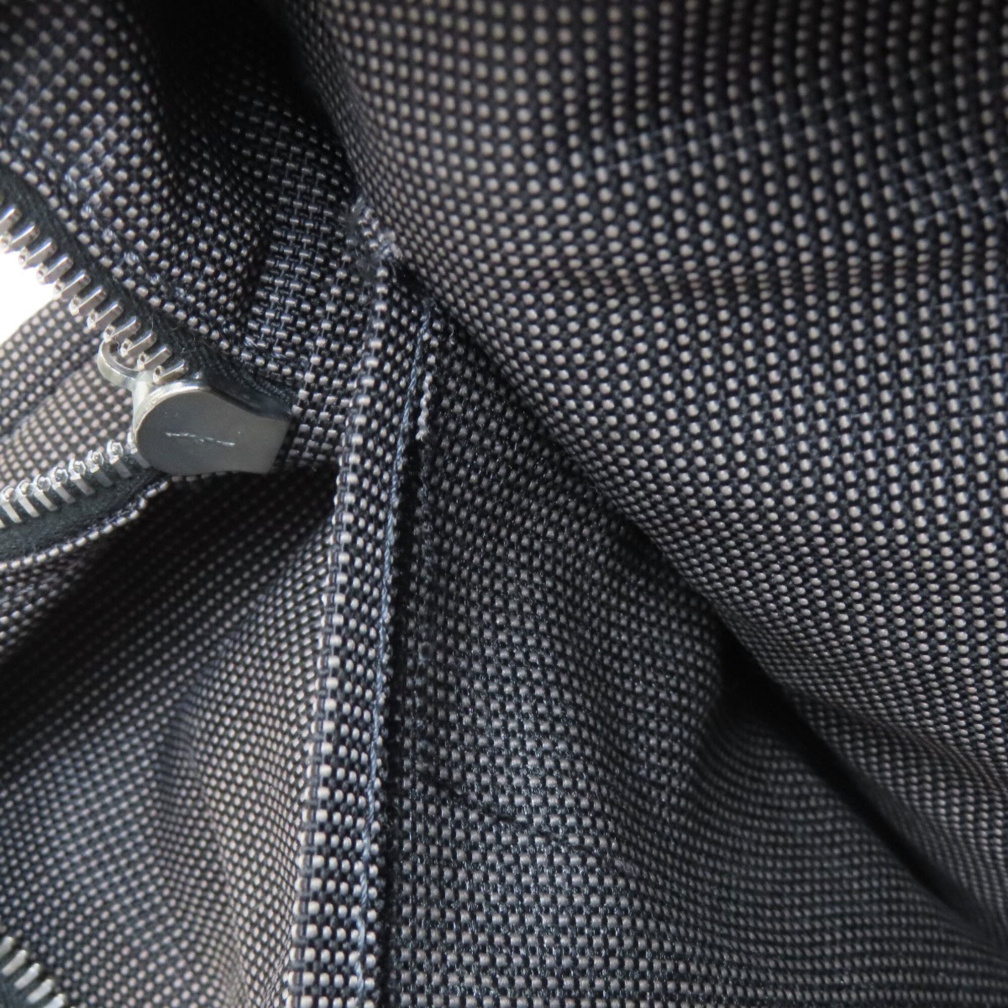 Hermes Gray Canvas Backpack (Pre-Owned)