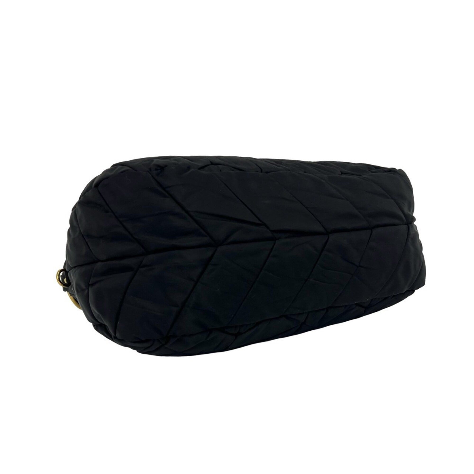 Prada Black Nylon Handbag Shoulder Bag (Pre-Owned)