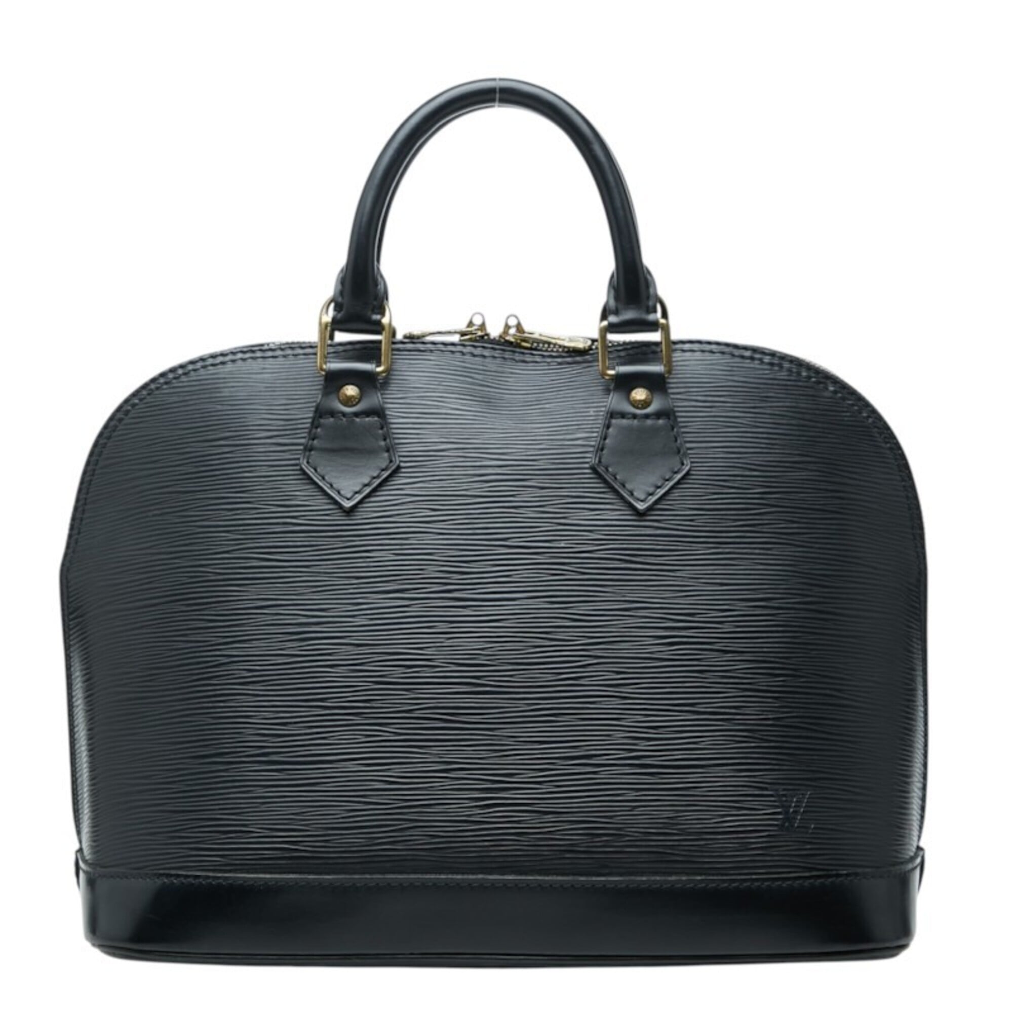 Louis Vuitton Black Noir Leather Handbag (Pre-Owned)