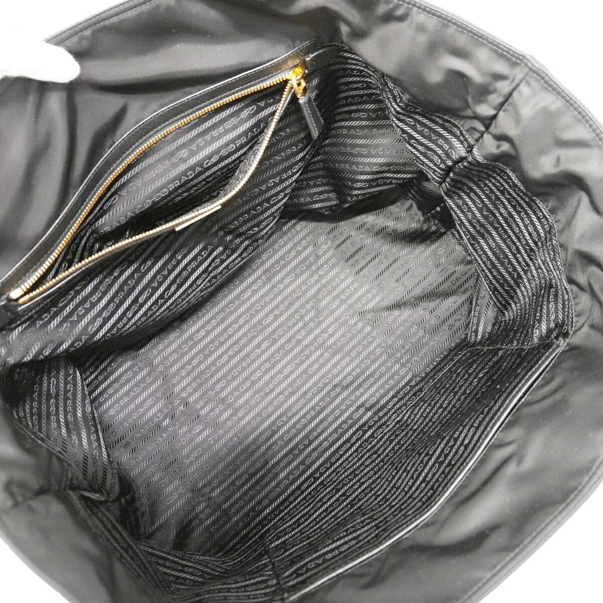 Prada Black Nylon Tote Bag (Pre-Owned)