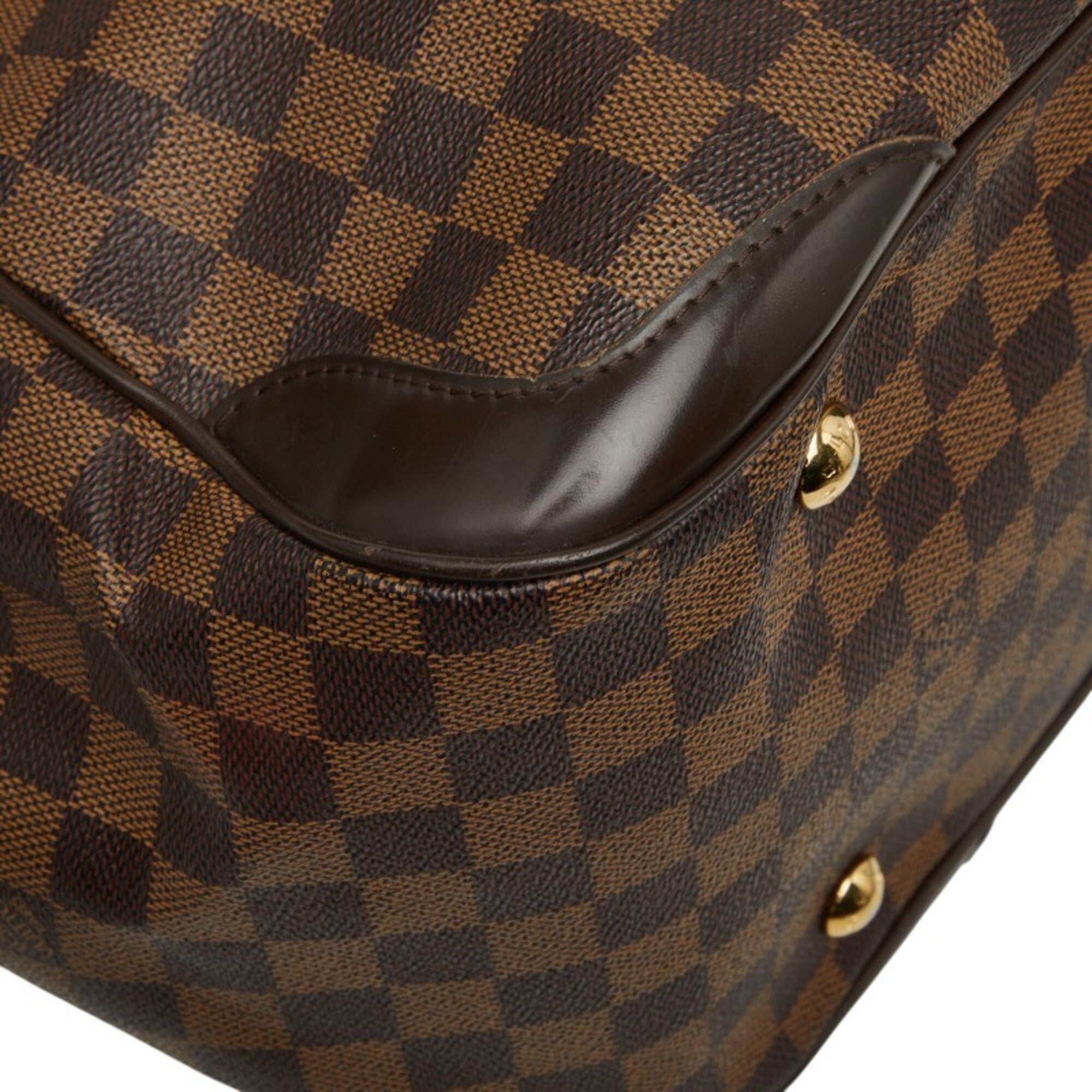 Louis Vuitton Brown Pvc Leather Handbag Tote Bag (Pre-Owned)