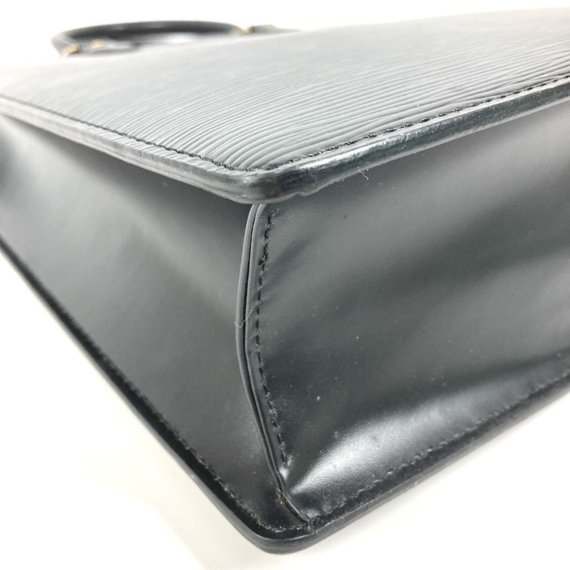 Louis Vuitton Black Epi Leather Handbag Tote Bag (Pre-Owned)