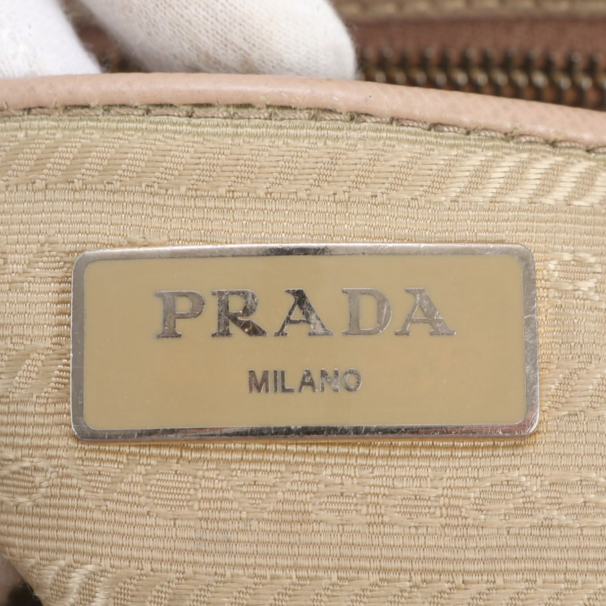 Prada Pink Leather Handbag Shoulder Bag Tote Bag (Pre-Owned)