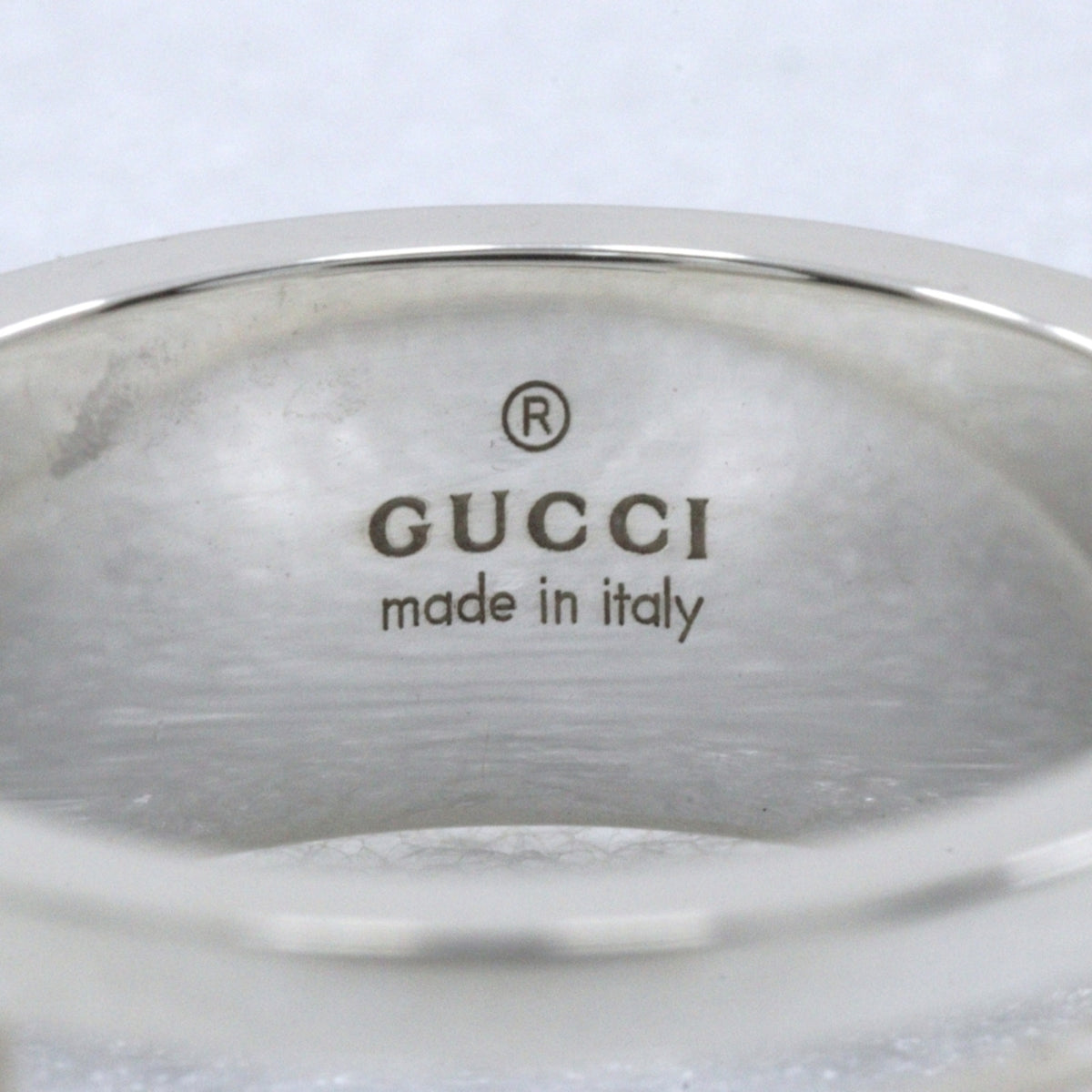 Gucci Silver 925 Band Ring (Pre-Owned)